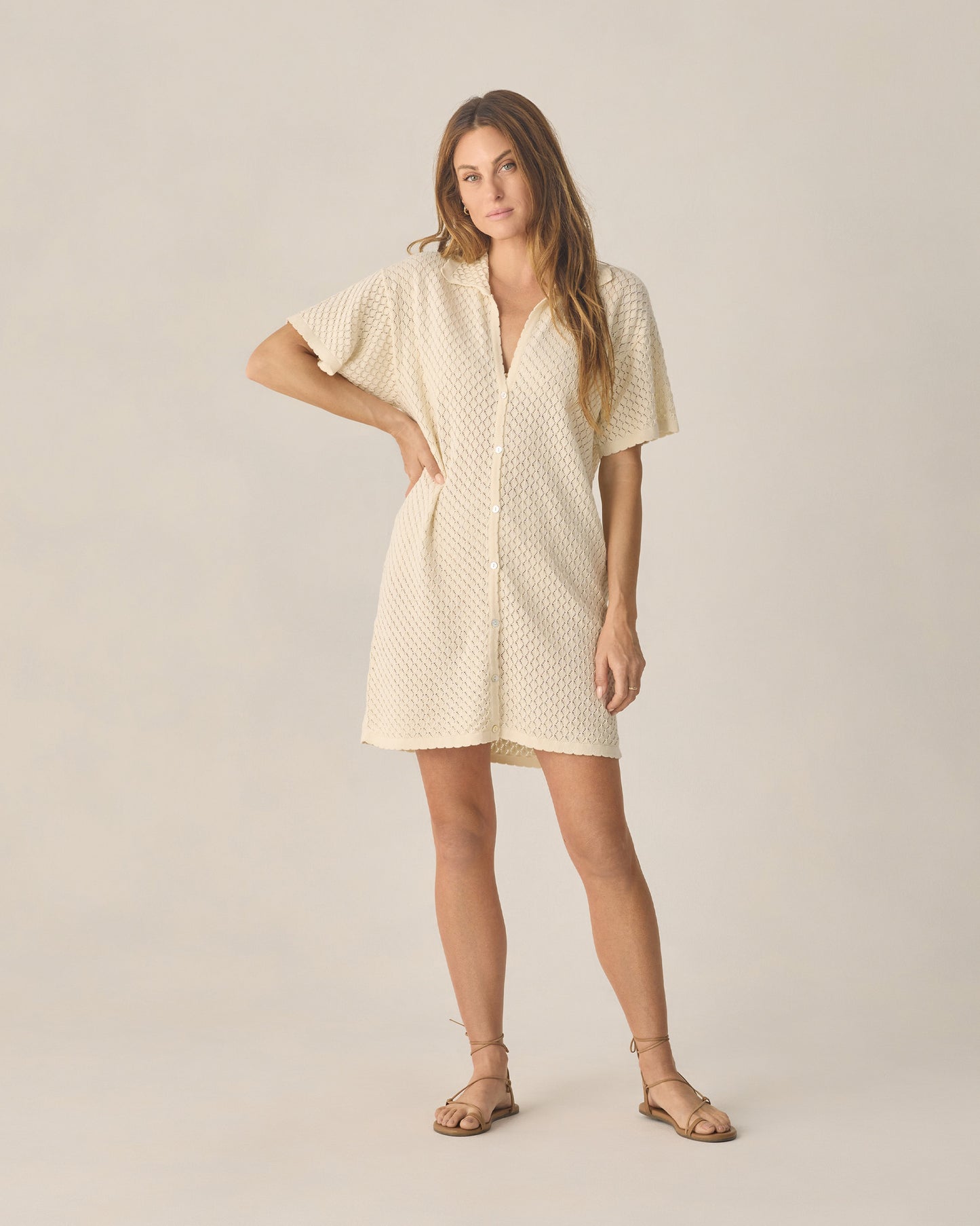 Women's Crochet Cover Up Natural - Rylee + Cru | Kids Clothes | Trendy Baby Clothes | Modern Infant Outfits |