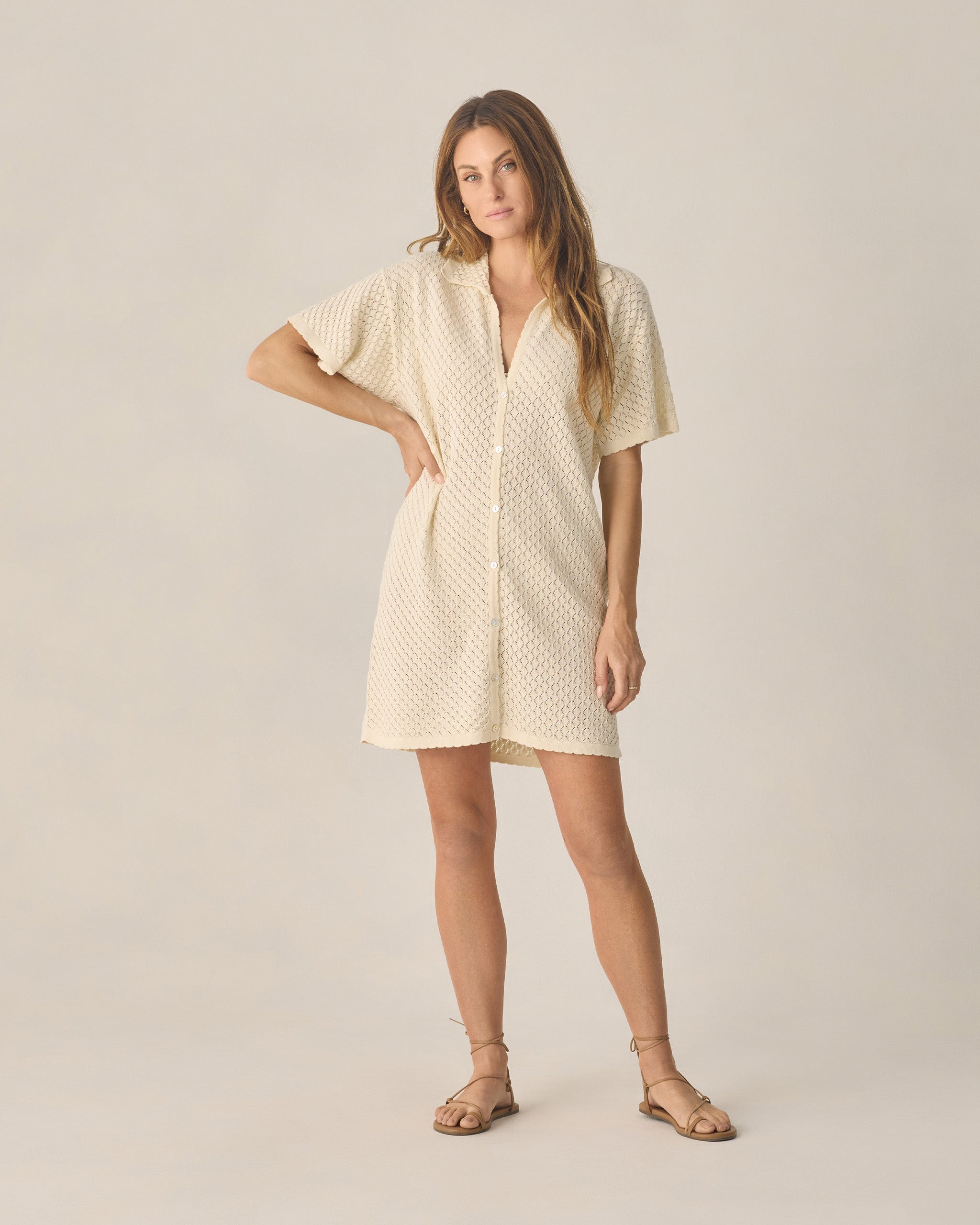 Women's Crochet Cover Up Natural - Rylee + Cru | Kids Clothes | Trendy Baby Clothes | Modern Infant Outfits |