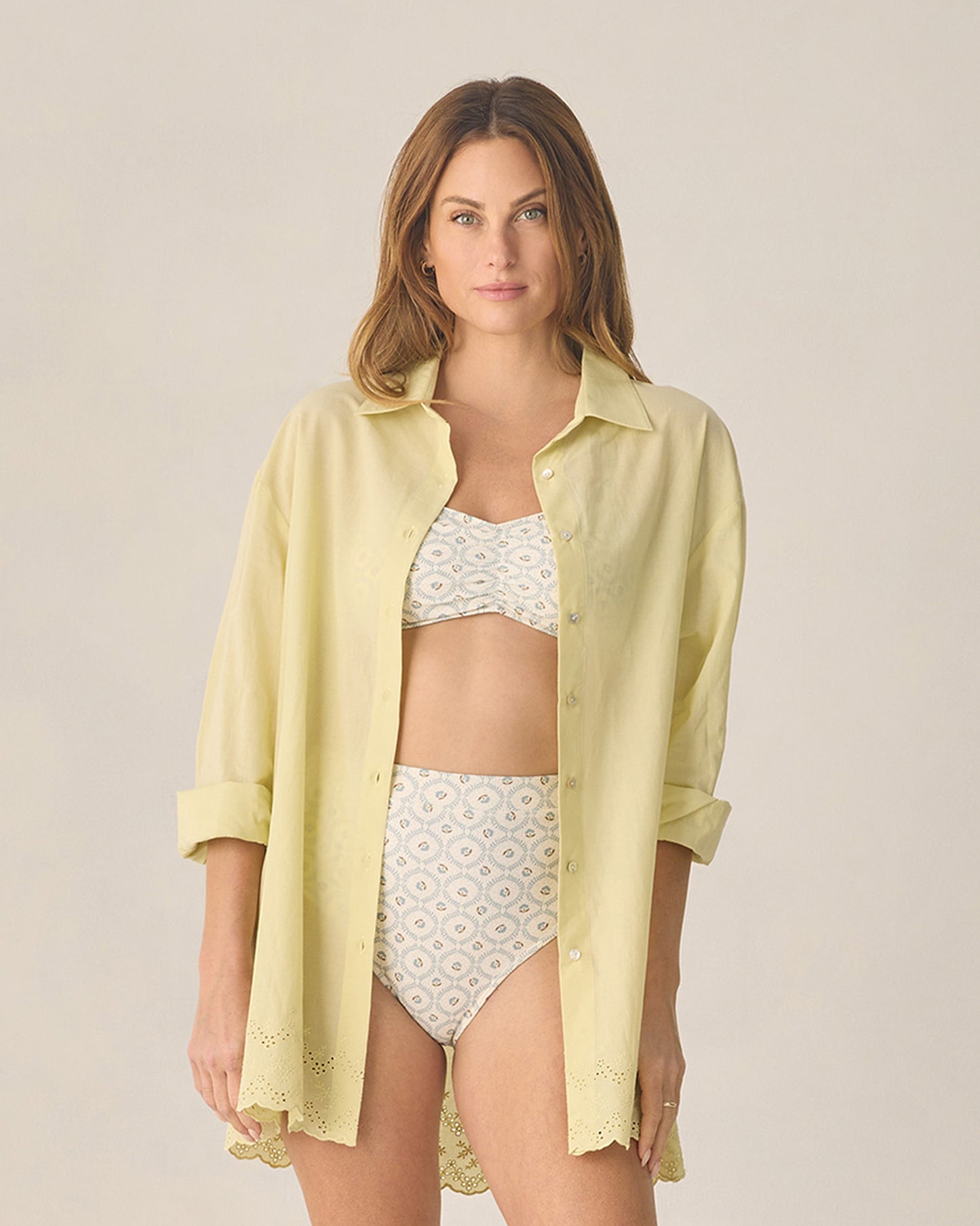 Women's Del Mar Shirt Citron - Rylee + Cru | Kids Clothes | Trendy Baby Clothes | Modern Infant Outfits |