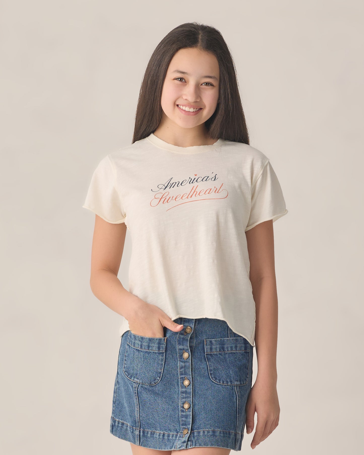 Teen Denver Mini Skirt Navy - Rylee + Cru | Kids Clothes | Trendy Baby Clothes | Modern Infant Outfits |