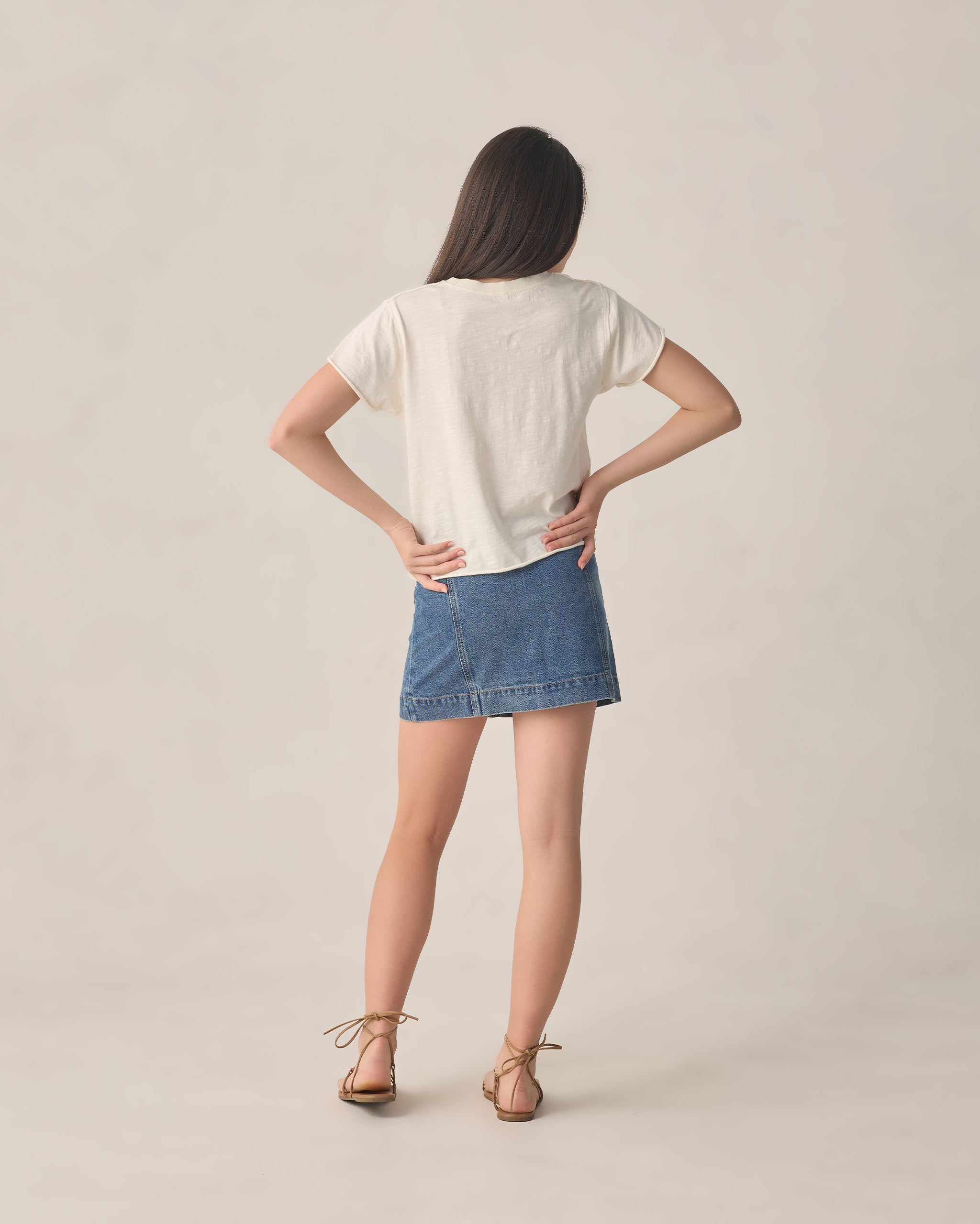 Teen Denver Mini Skirt Navy - Rylee + Cru | Kids Clothes | Trendy Baby Clothes | Modern Infant Outfits |