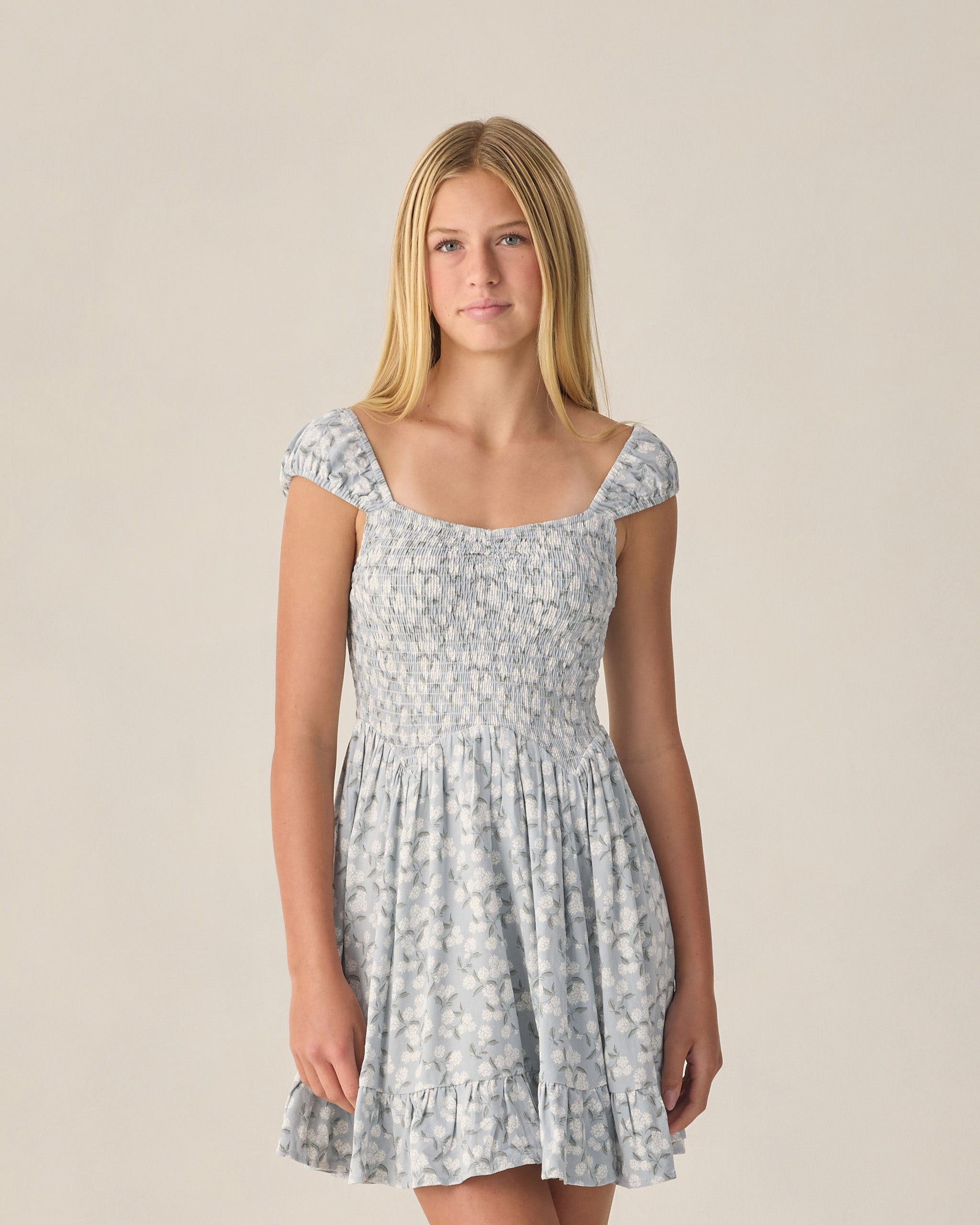 Teen Kalina Dress Hydrangea - Rylee + Cru | Kids Clothes | Trendy Baby Clothes | Modern Infant Outfits |
