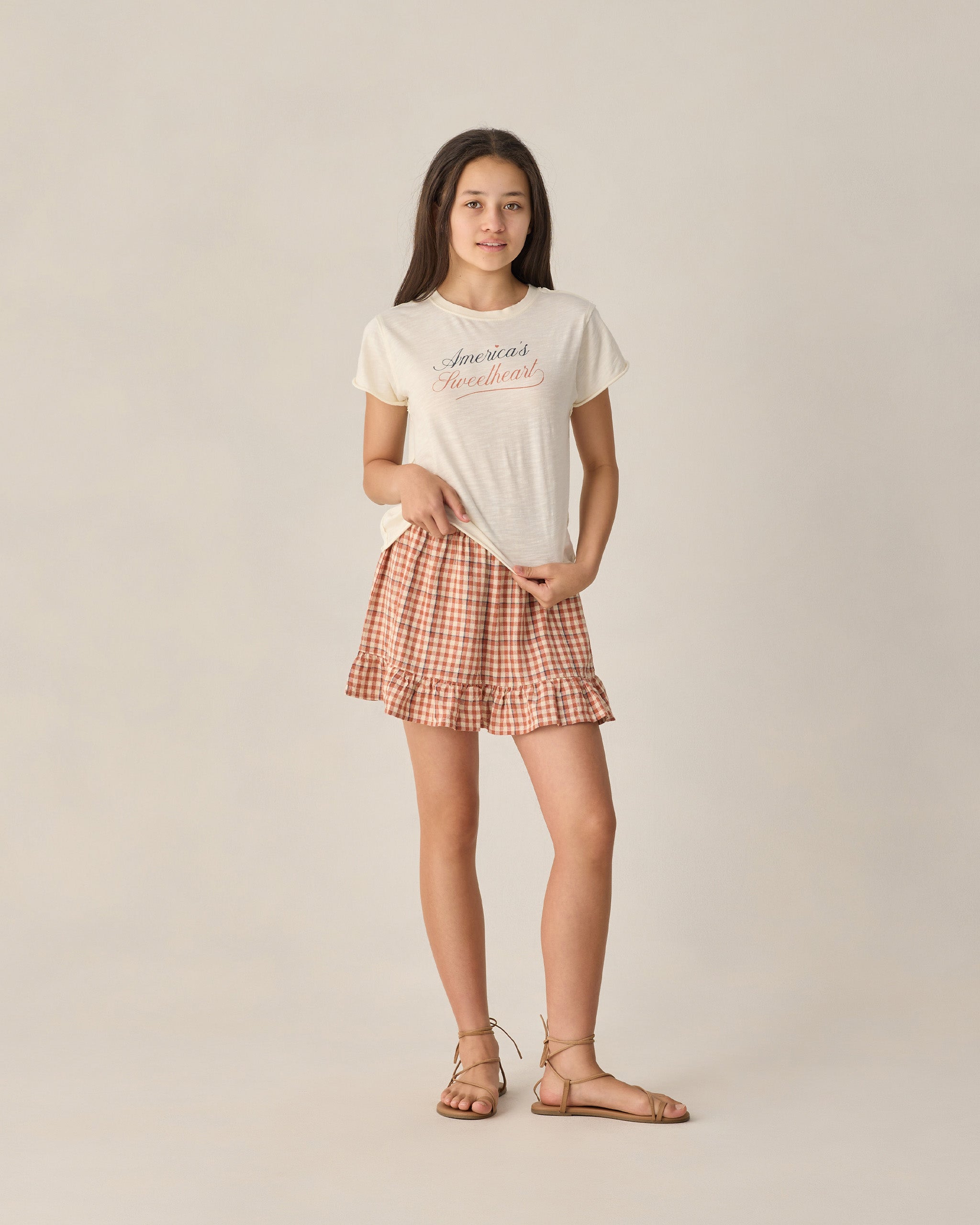 Teen Vintage Tee Americas Sweetheart - Rylee + Cru | Kids Clothes | Trendy Baby Clothes | Modern Infant Outfits |