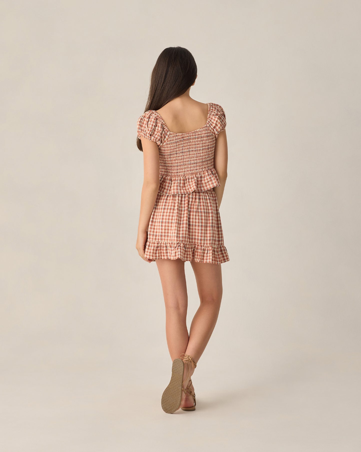 Teen Alex Top Poppy Gingham - Rylee + Cru | Kids Clothes | Trendy Baby Clothes | Modern Infant Outfits |