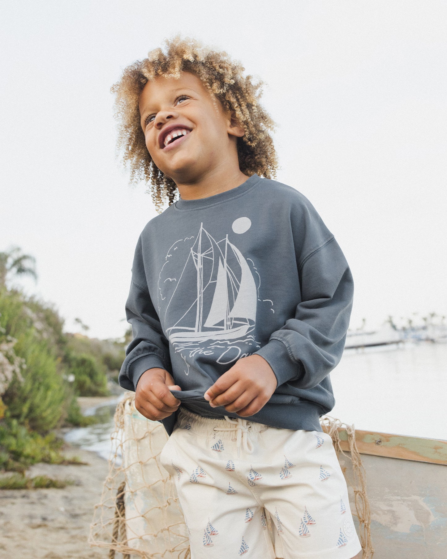 Boardshort Sail - Rylee + Cru | Kids Clothes | Trendy Baby Clothes | Modern Infant Outfits |