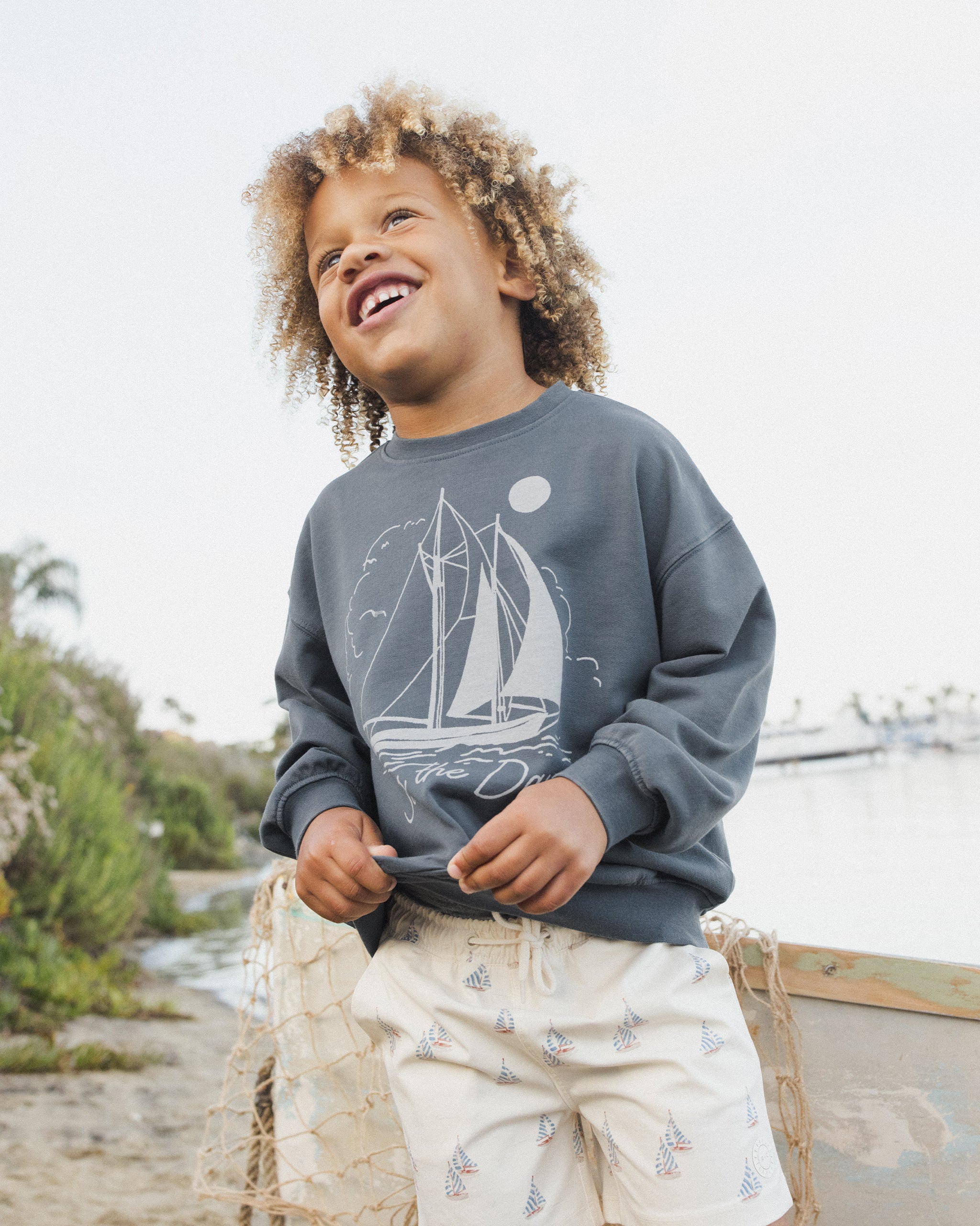 Boardshort Sail - Rylee + Cru | Kids Clothes | Trendy Baby Clothes | Modern Infant Outfits |