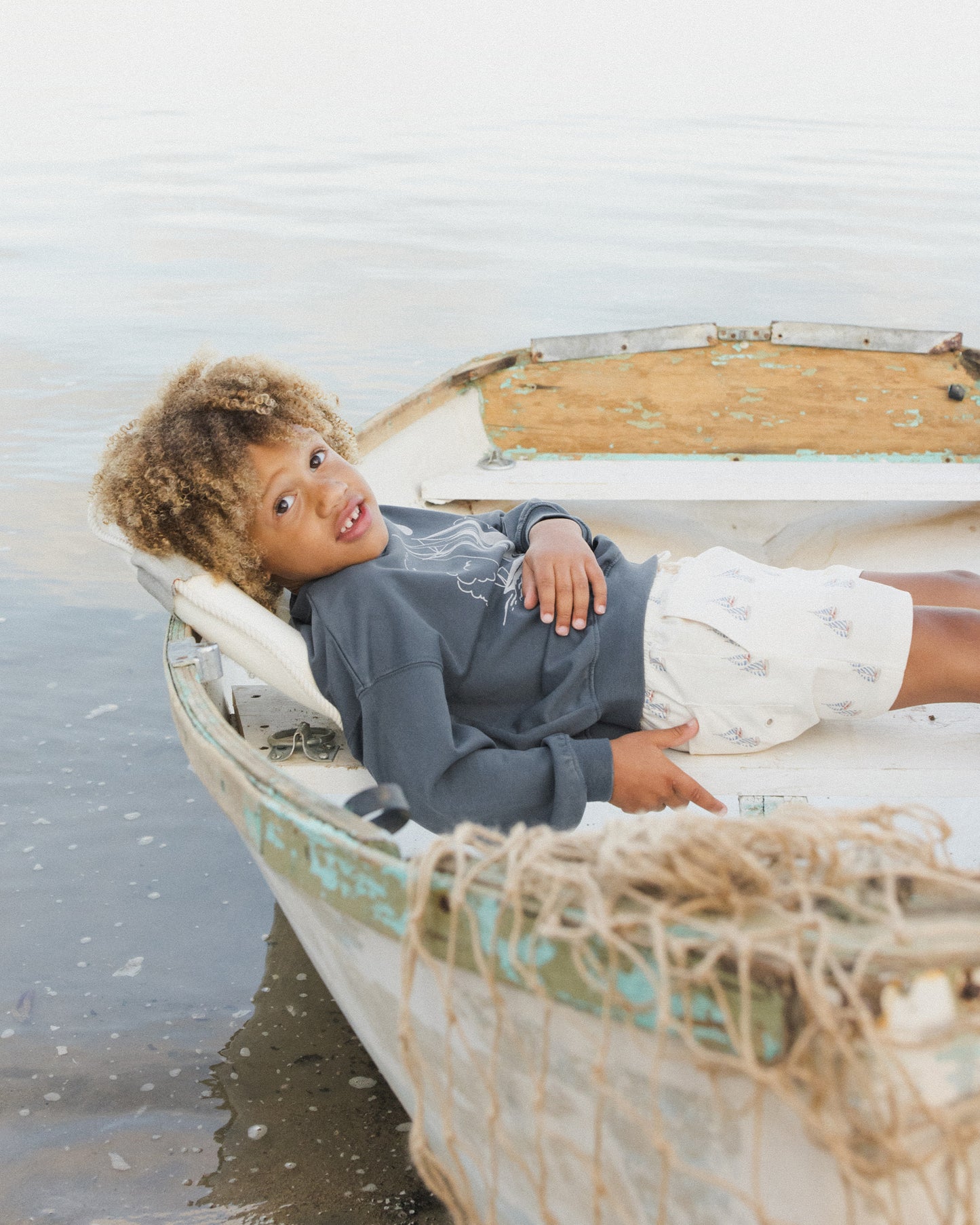 Sweatshirt Seas The Day - Rylee + Cru | Kids Clothes | Trendy Baby Clothes | Modern Infant Outfits |