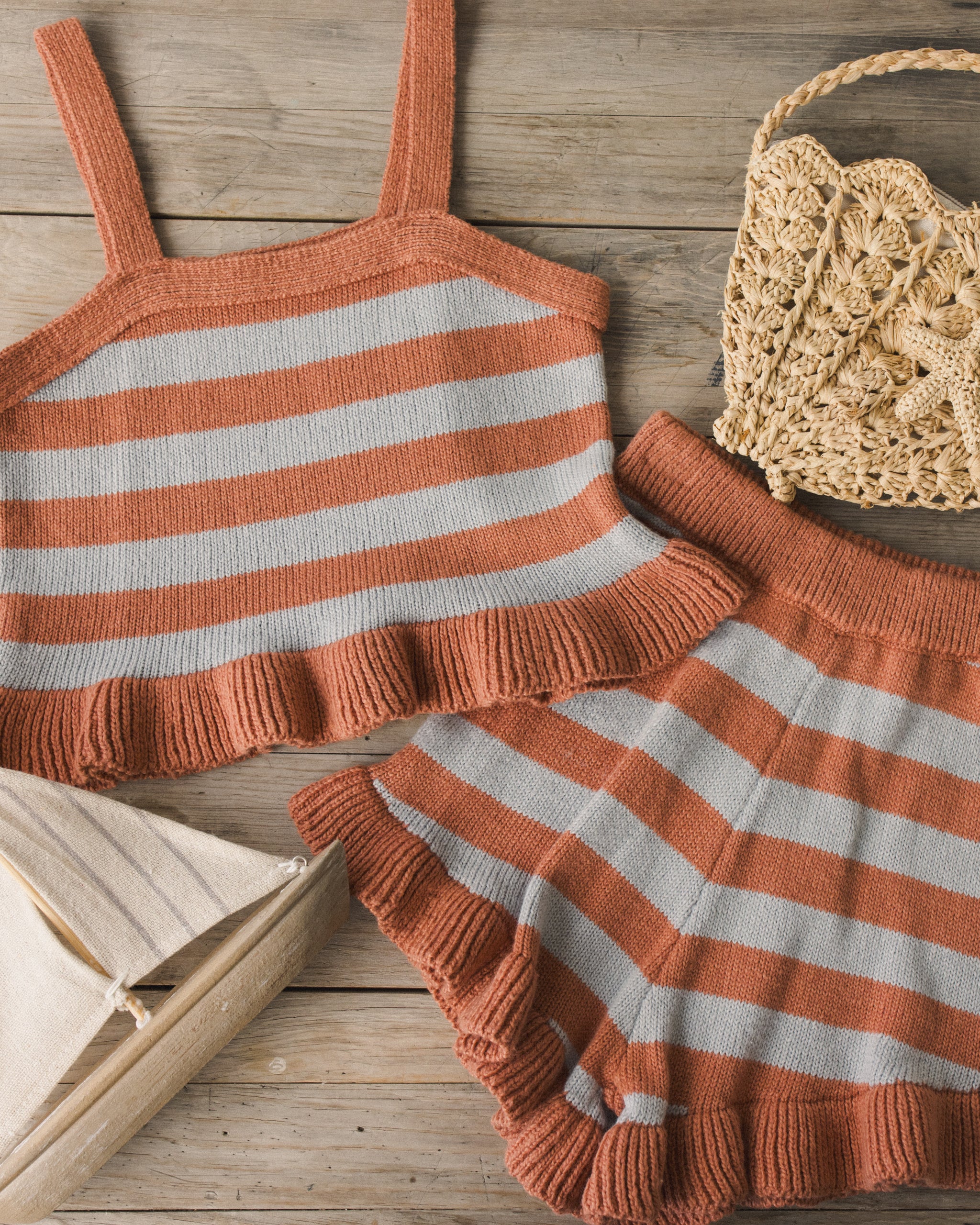 Naomi Set Americana Stripe - Rylee + Cru | Kids Clothes | Trendy Baby Clothes | Modern Infant Outfits |