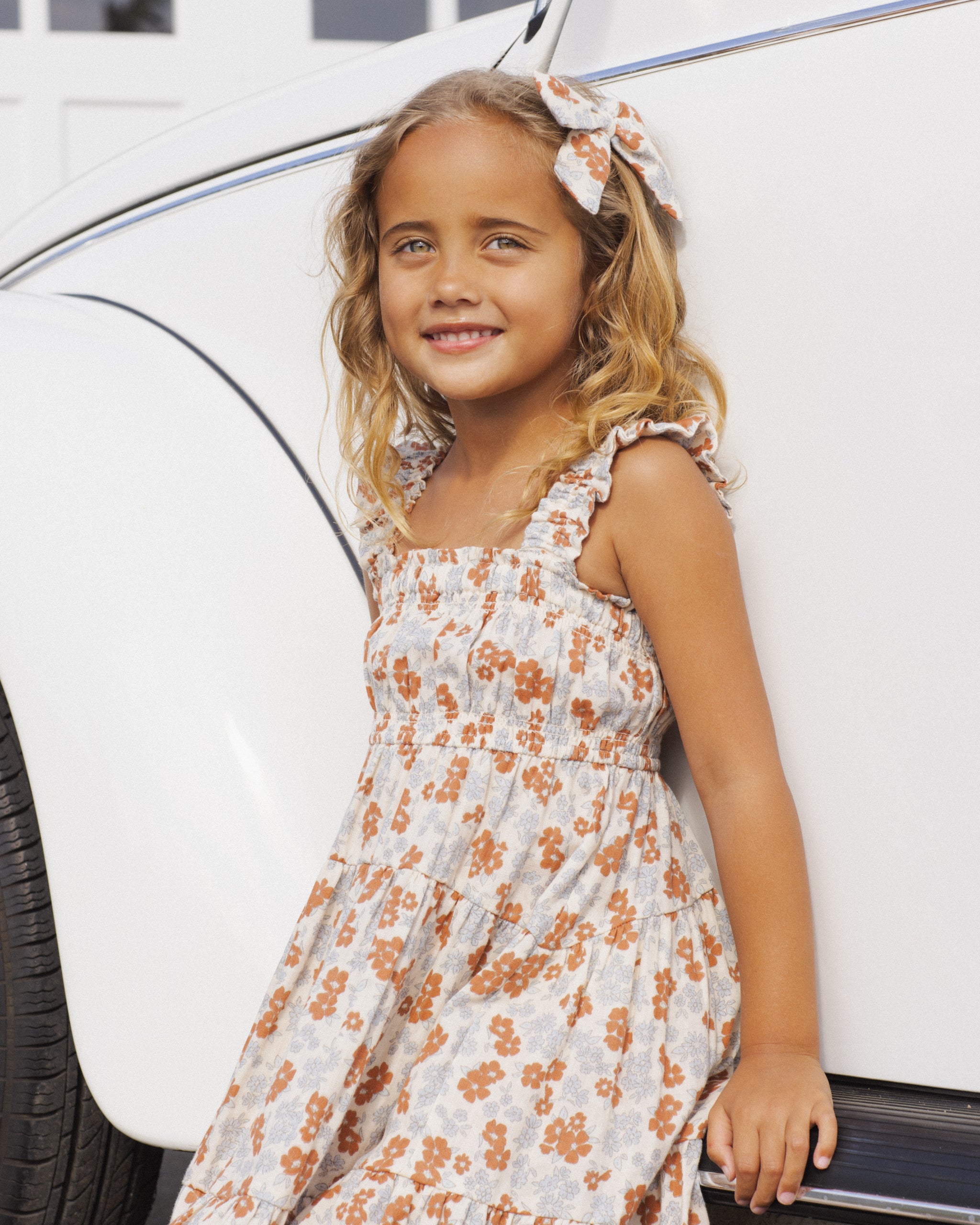 Josie Dress Americana Floral – Rylee + Cru