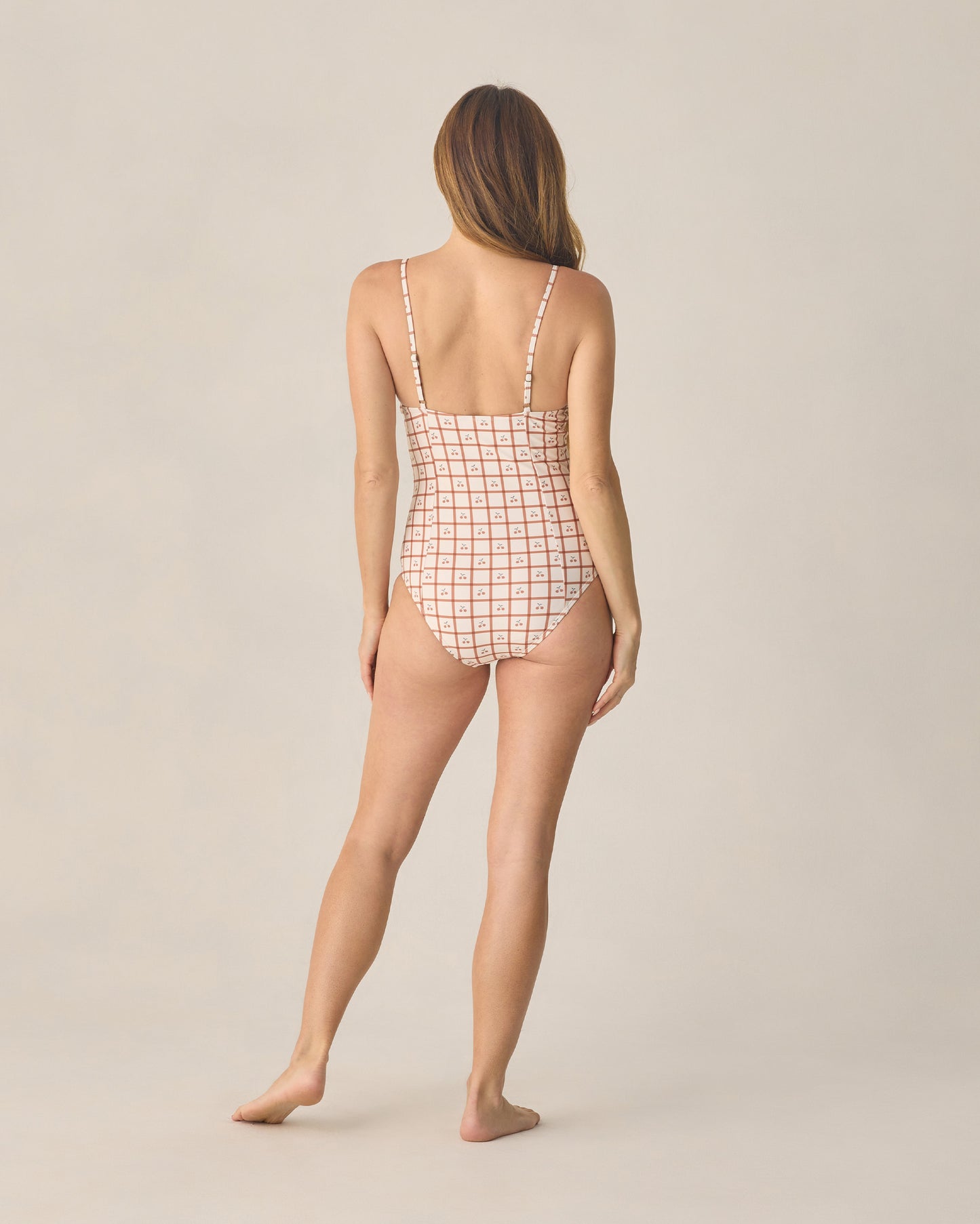 Women's Underwire One-Piece Cherry Check - Rylee + Cru | Kids Clothes | Trendy Baby Clothes | Modern Infant Outfits |