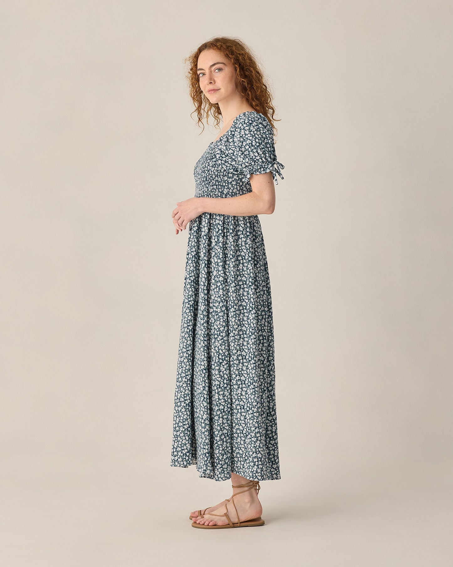 Women's Dallas Dress Navy Floral - Rylee + Cru | Kids Clothes | Trendy Baby Clothes | Modern Infant Outfits |
