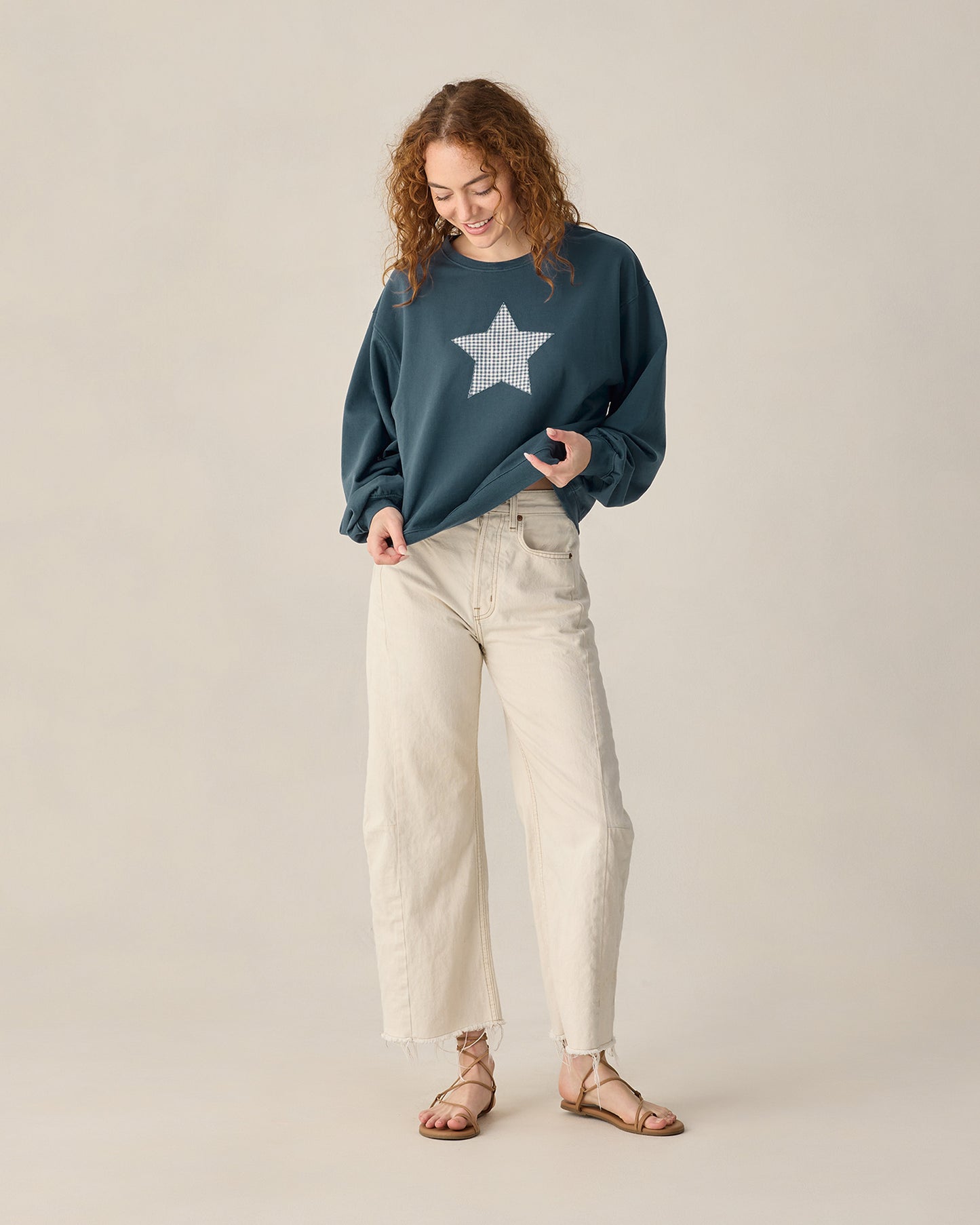 Women's Pier Sweatshirt Navy - Rylee + Cru | Kids Clothes | Trendy Baby Clothes | Modern Infant Outfits |
