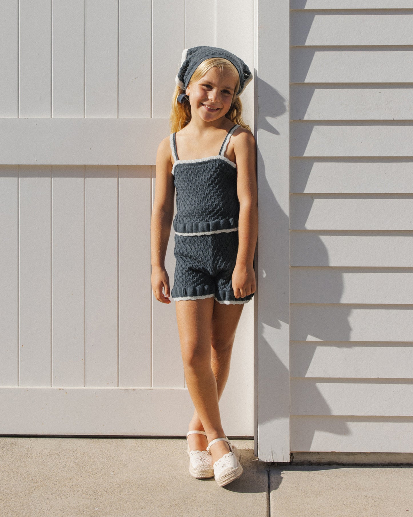 Naomi Set Navy - Rylee + Cru | Kids Clothes | Trendy Baby Clothes | Modern Infant Outfits |