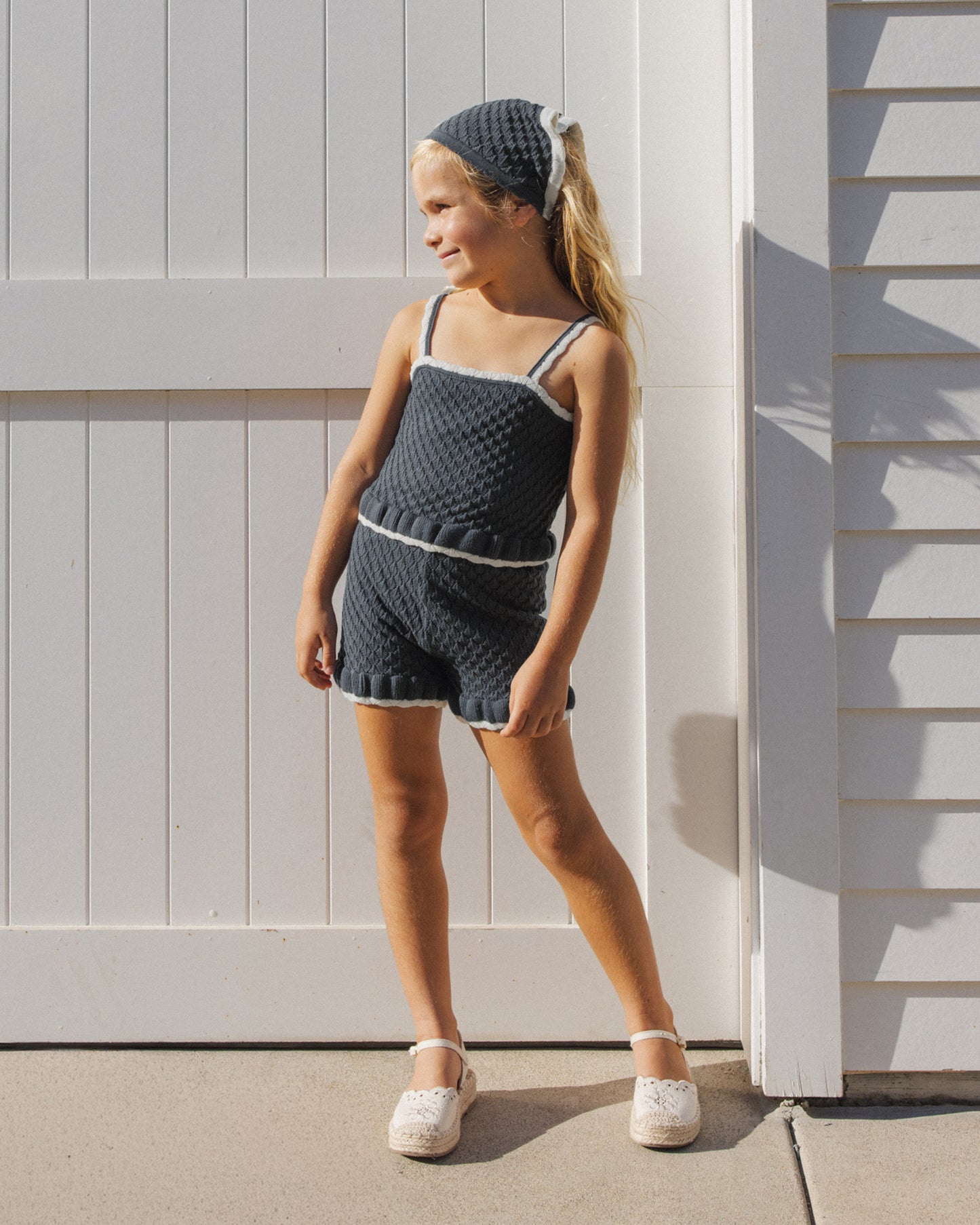 Naomi Set Navy - Rylee + Cru | Kids Clothes | Trendy Baby Clothes | Modern Infant Outfits |