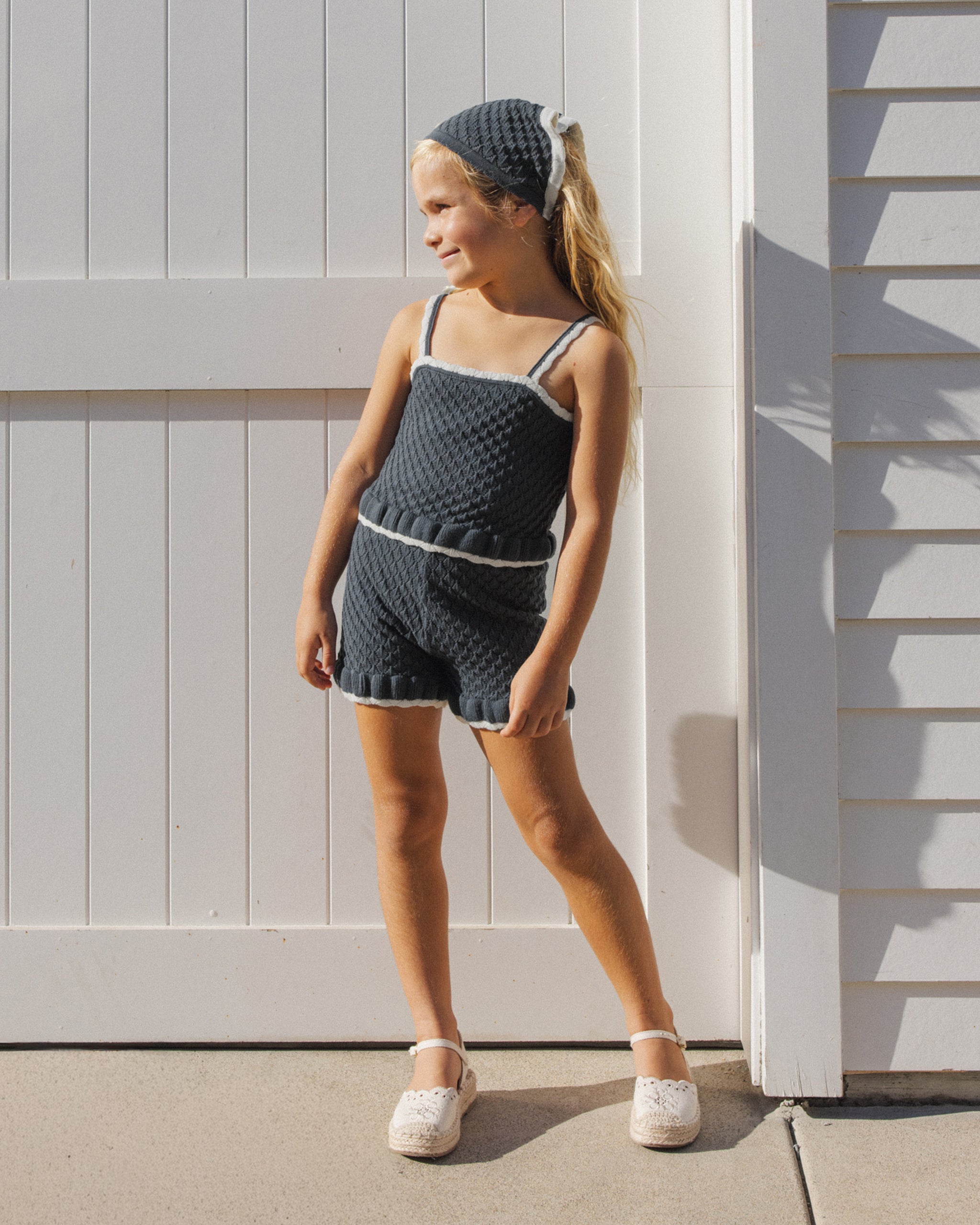 Naomi Set Navy - Rylee + Cru | Kids Clothes | Trendy Baby Clothes | Modern Infant Outfits |
