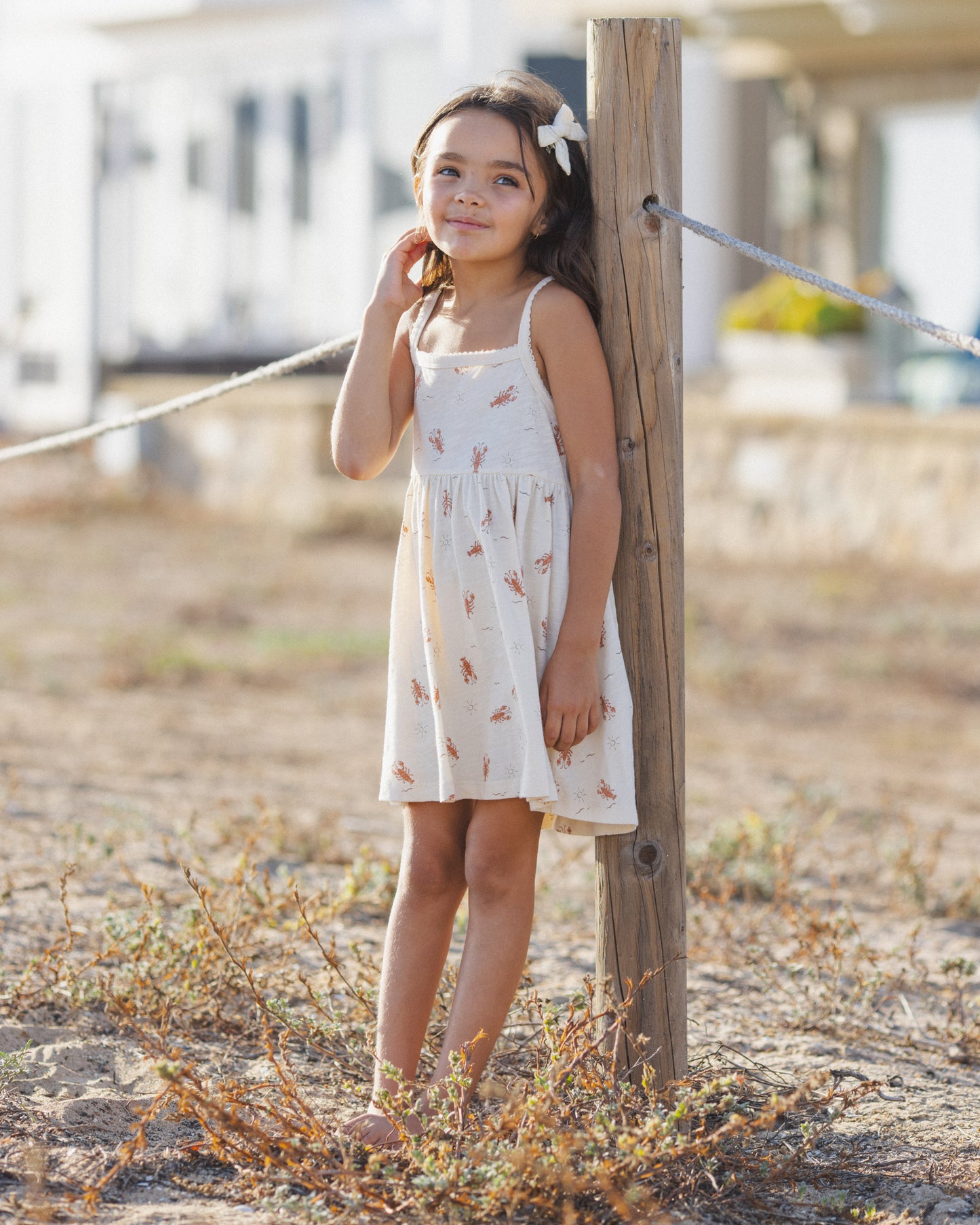 Lea Dress Lobsters - Rylee + Cru | Kids Clothes | Trendy Baby Clothes | Modern Infant Outfits |