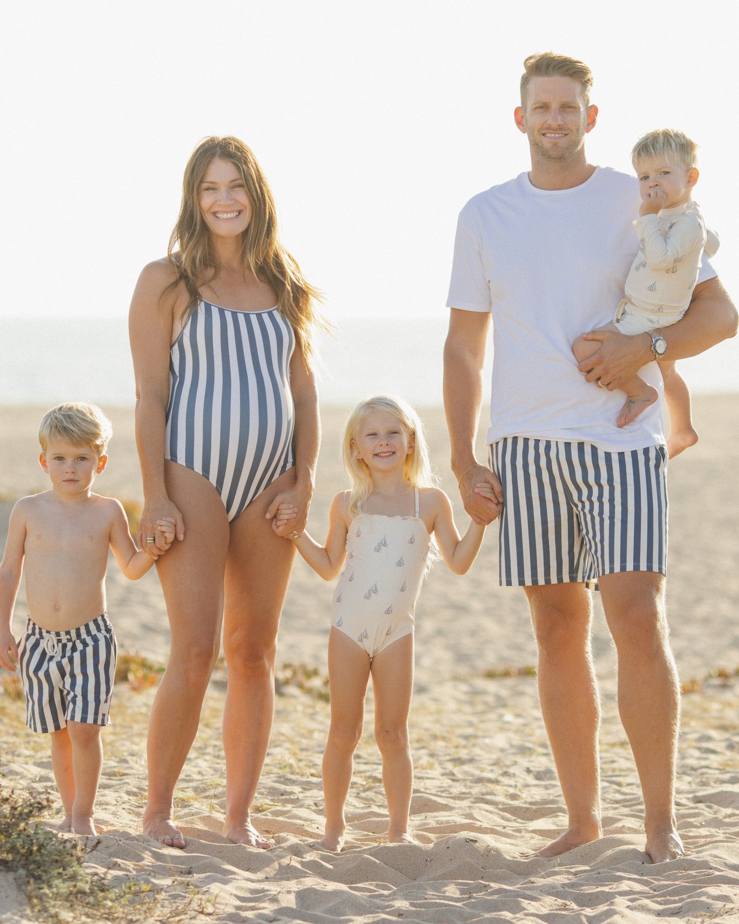 Women's Sky One-Piece Navy Stripe - Rylee + Cru | Kids Clothes | Trendy Baby Clothes | Modern Infant Outfits |