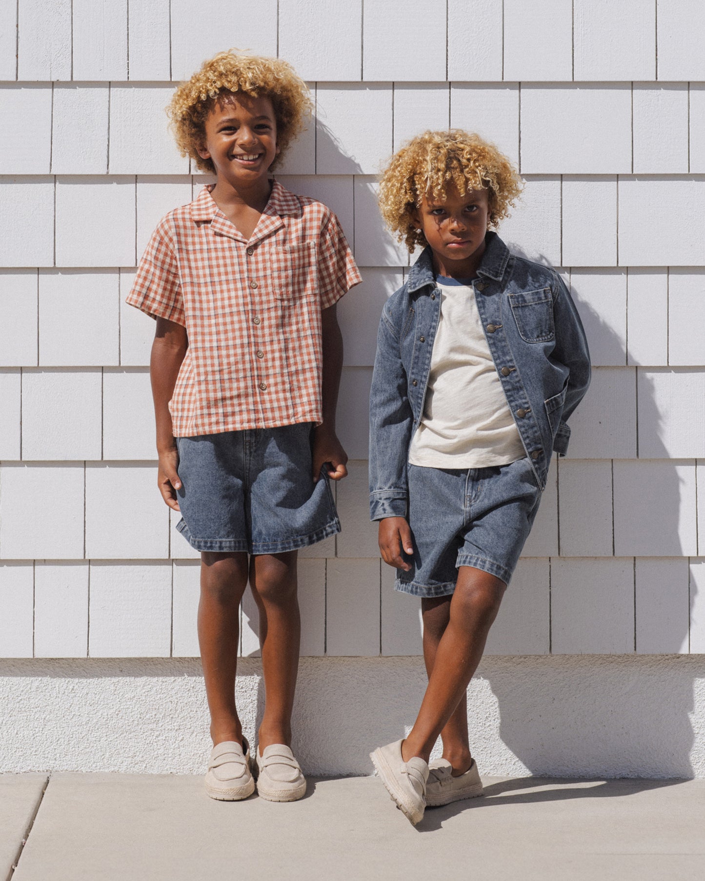 Dawson Short Navy - Rylee + Cru | Kids Clothes | Trendy Baby Clothes | Modern Infant Outfits |