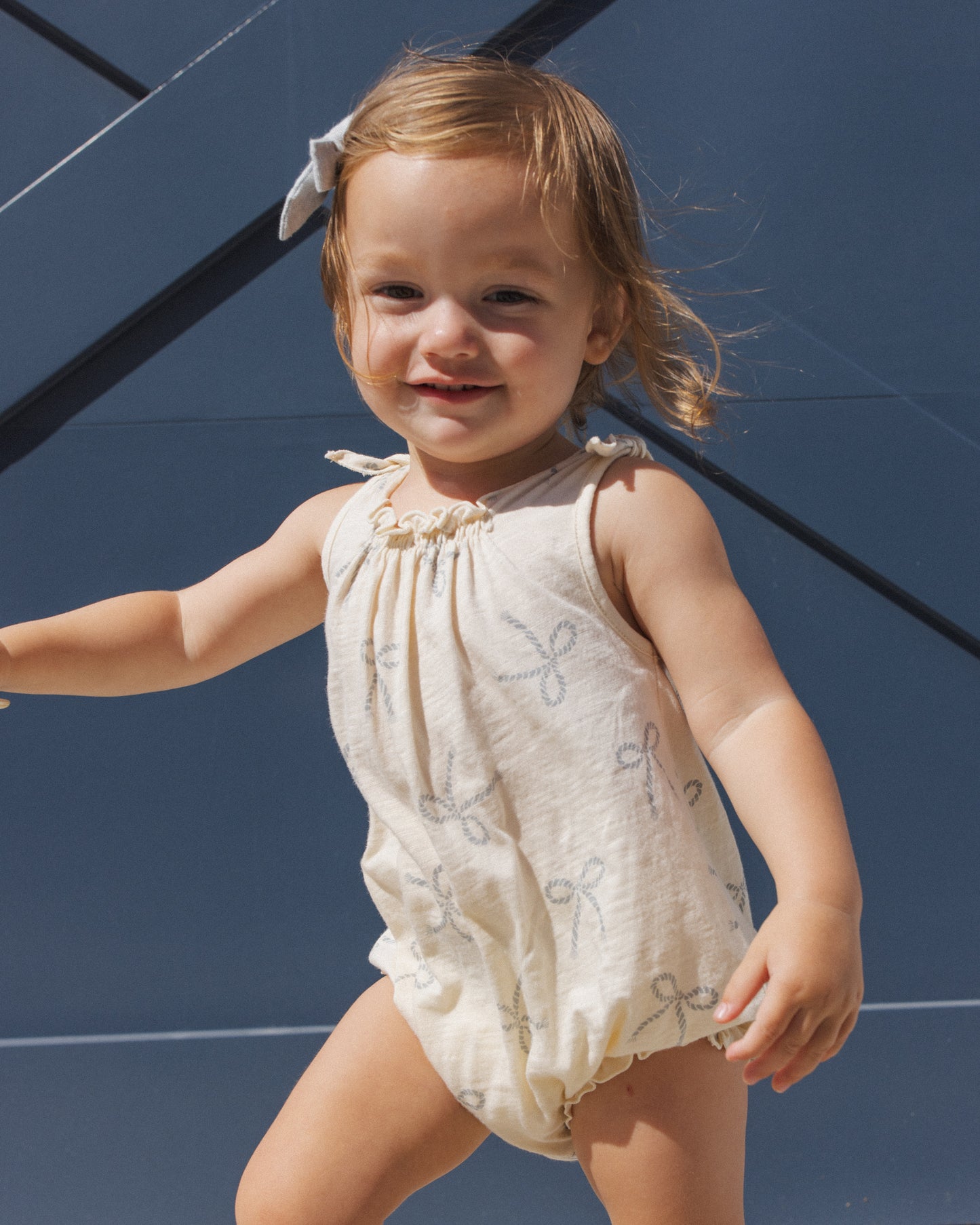 Shoulder Tie Bubble Sailor Bows - Rylee + Cru | Kids Clothes | Trendy Baby Clothes | Modern Infant Outfits |