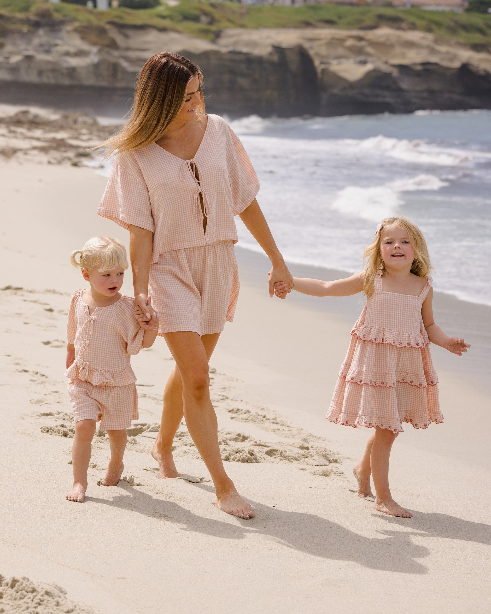 Ruffled Swing Dress | Petal Gingham