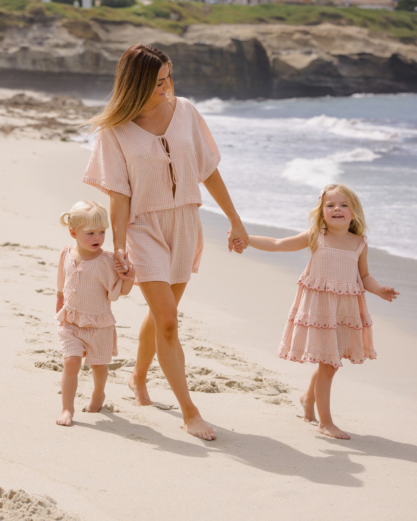 Women's Juniper Set Petal Gingham - Rylee + Cru | Kids Clothes | Trendy Baby Clothes | Modern Infant Outfits |