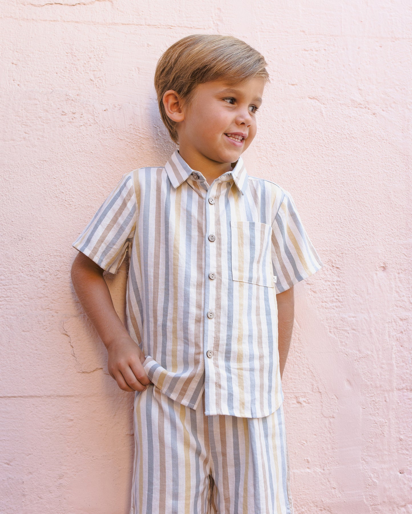Perry Short Valencia Stripe - Rylee + Cru | Kids Clothes | Trendy Baby Clothes | Modern Infant Outfits |