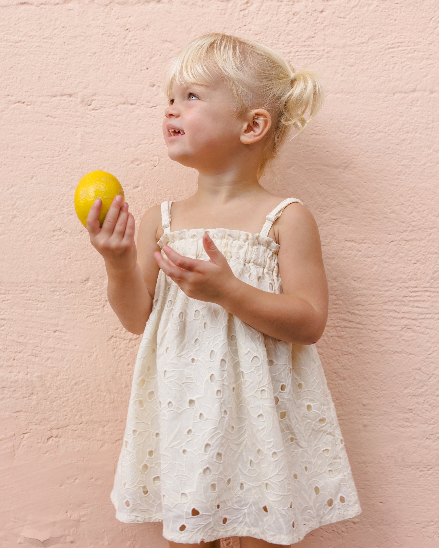 Sahara Mini Dress Ivory - Rylee + Cru | Kids Clothes | Trendy Baby Clothes | Modern Infant Outfits |