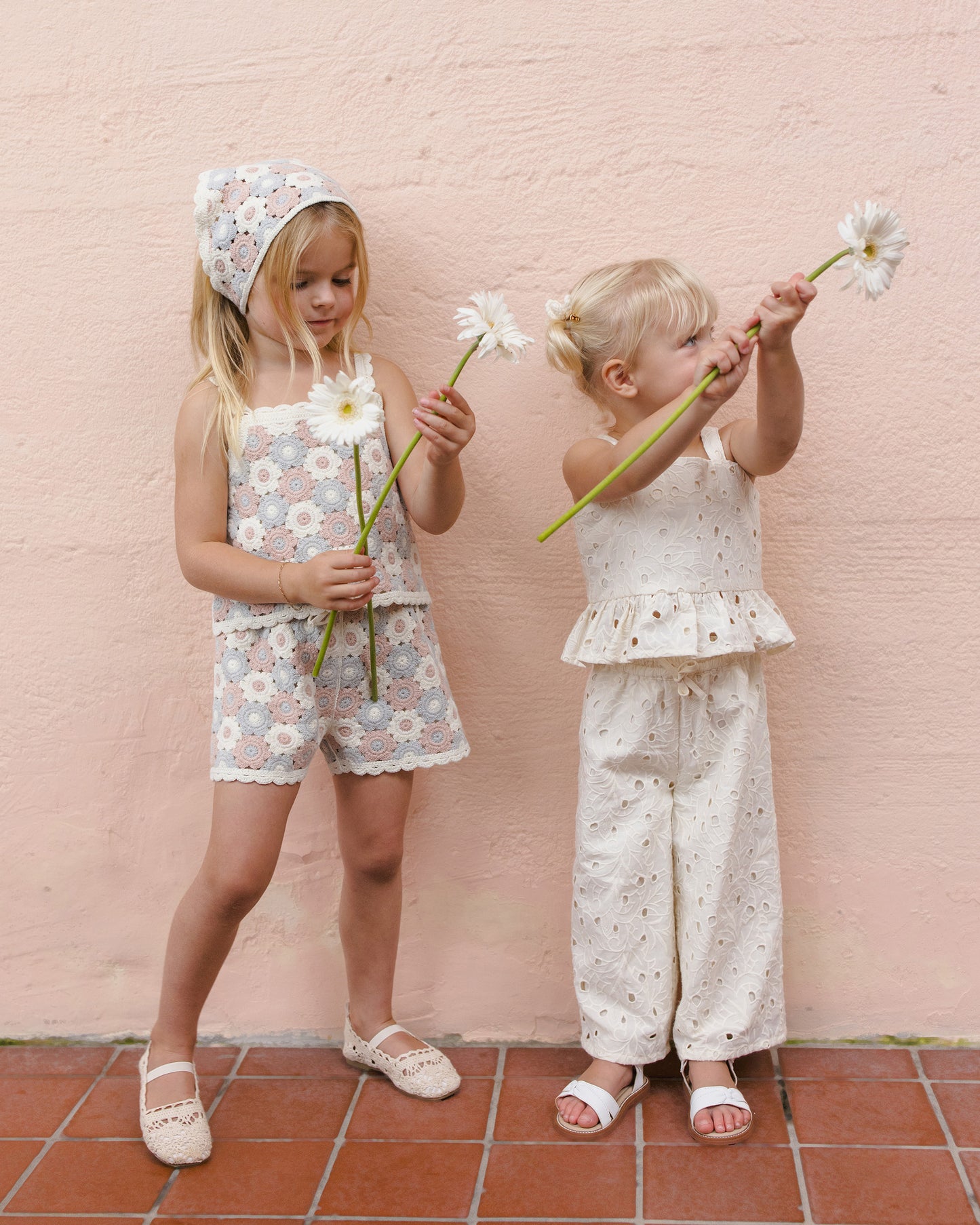 Kayli Set Ivory - Rylee + Cru | Kids Clothes | Trendy Baby Clothes | Modern Infant Outfits |