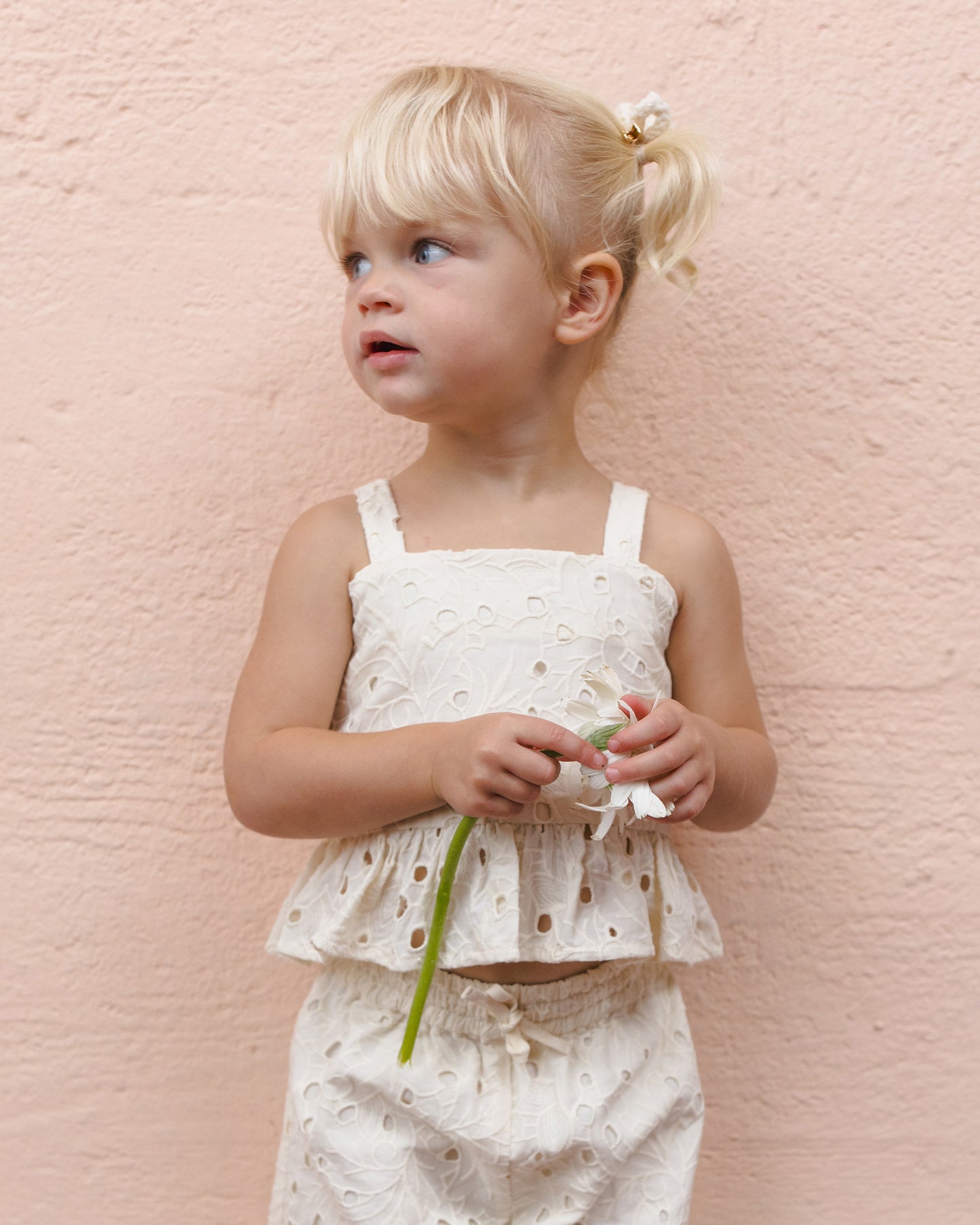 Kayli Set Ivory - Rylee + Cru | Kids Clothes | Trendy Baby Clothes | Modern Infant Outfits |