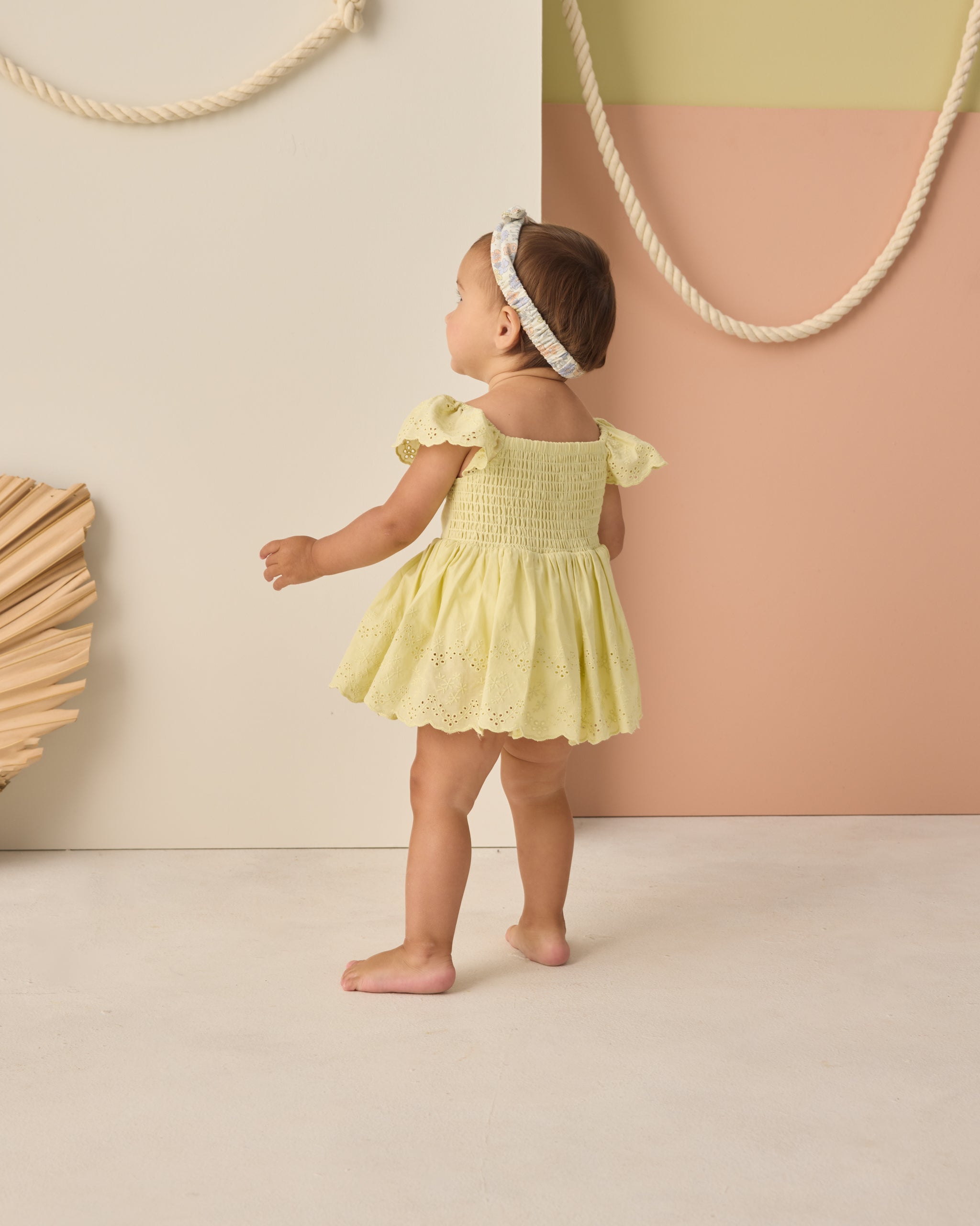 Remi Romper Citron - Rylee + Cru | Kids Clothes | Trendy Baby Clothes | Modern Infant Outfits |