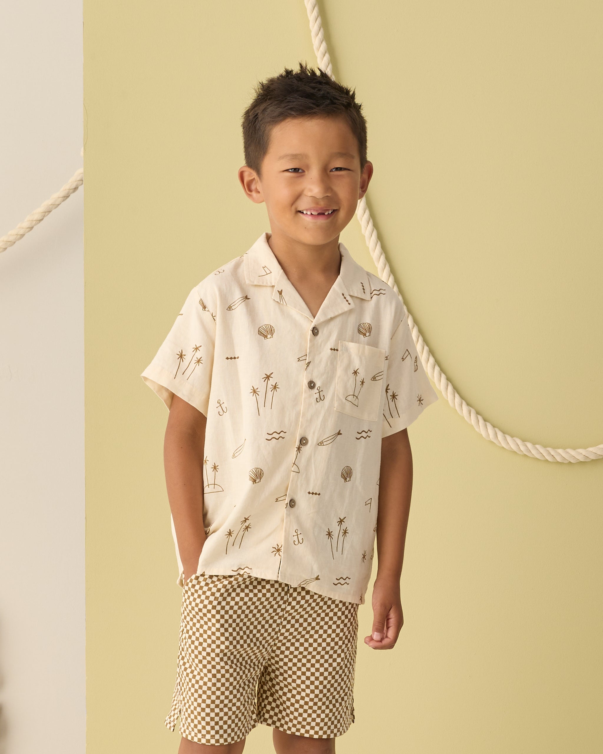 Lapel Collar Shirt Coastal – Rylee + Cru