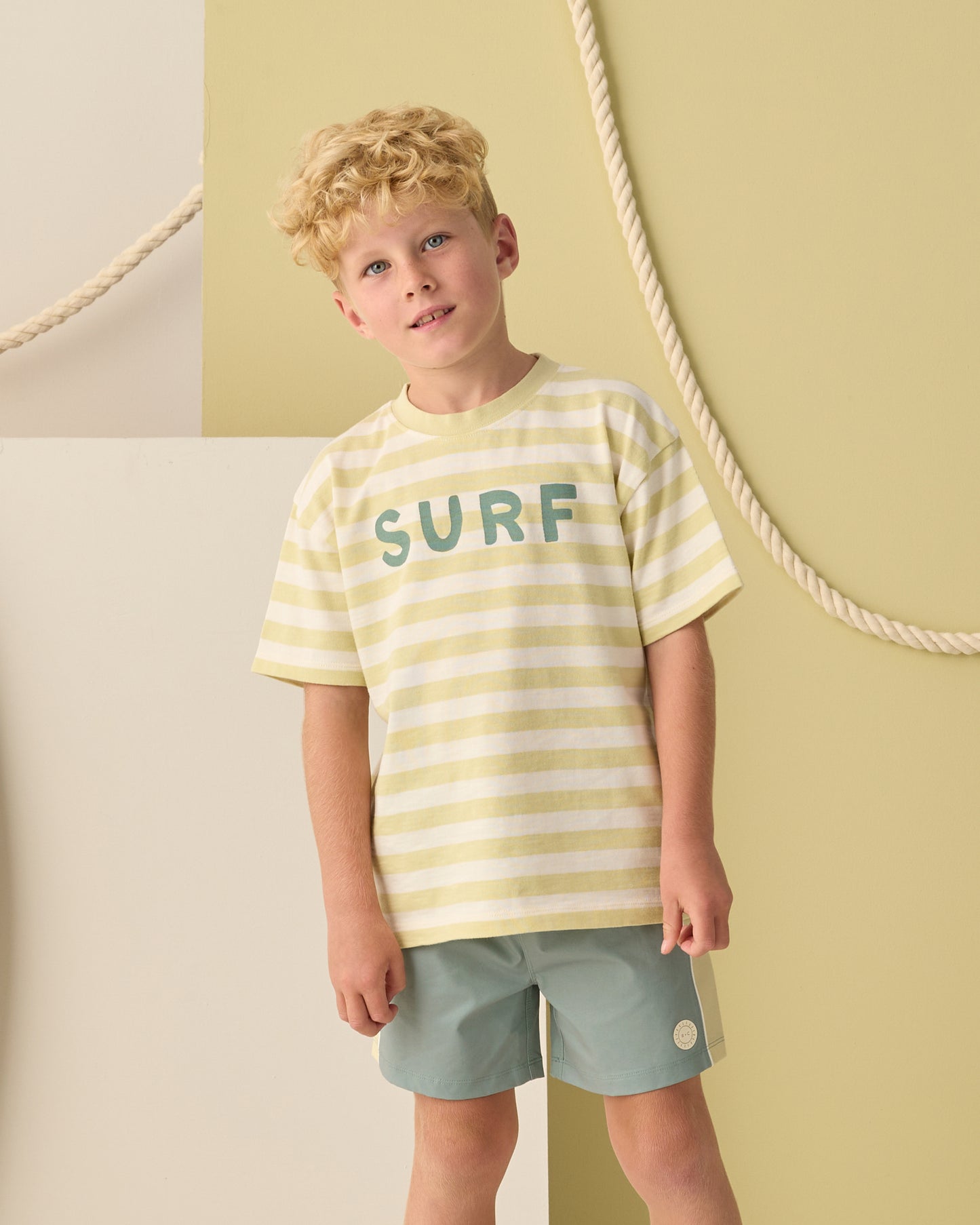 Relaxed Tee Surf - Rylee + Cru | Kids Clothes | Trendy Baby Clothes | Modern Infant Outfits |