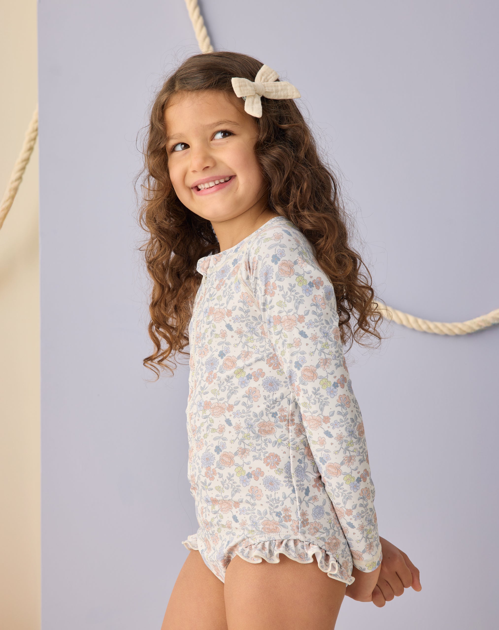 Bows, Set Of 2 Natural - Rylee + Cru | Kids Clothes | Trendy Baby Clothes | Modern Infant Outfits |