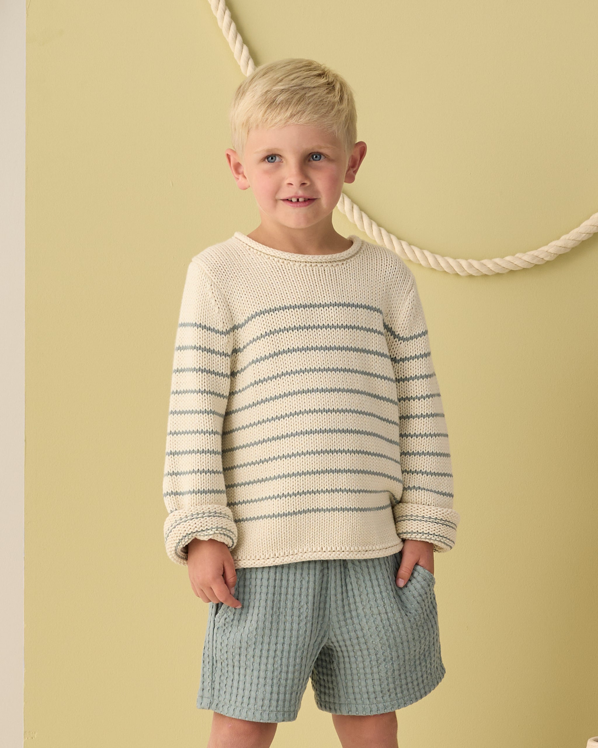 Relaxed Short Sea Green - Rylee + Cru | Kids Clothes | Trendy Baby Clothes | Modern Infant Outfits |