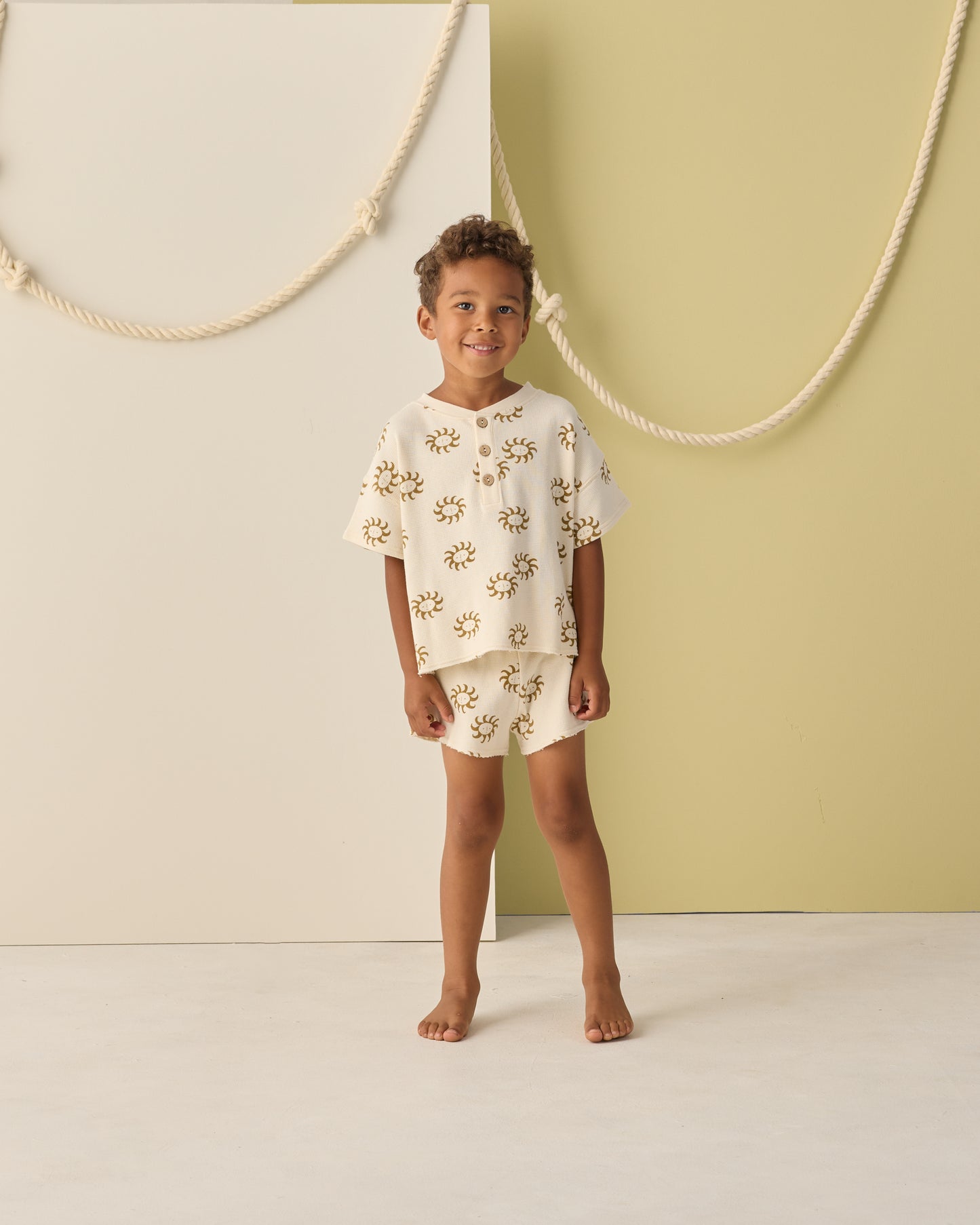 Summer Waffle Set Sunny - Rylee + Cru | Kids Clothes | Trendy Baby Clothes | Modern Infant Outfits |