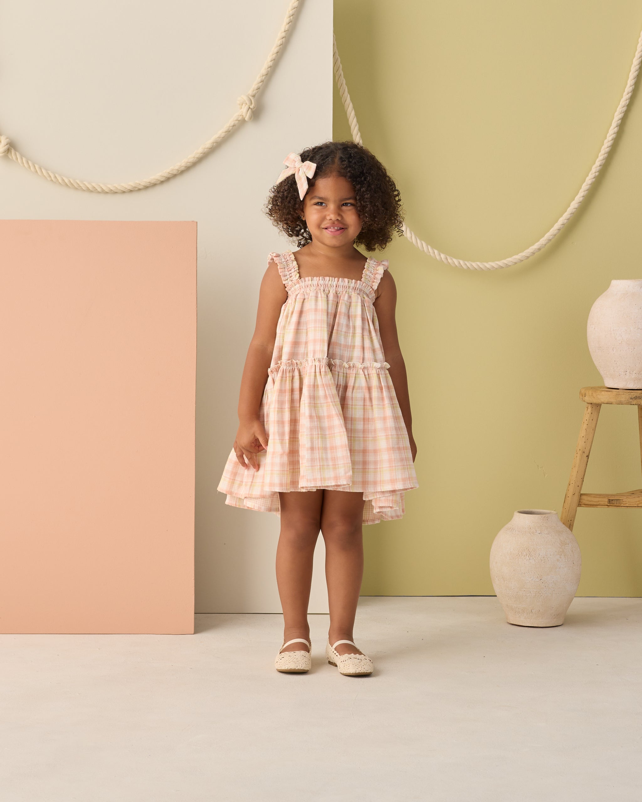 Cicily Dress Summer Plaid – Rylee + Cru