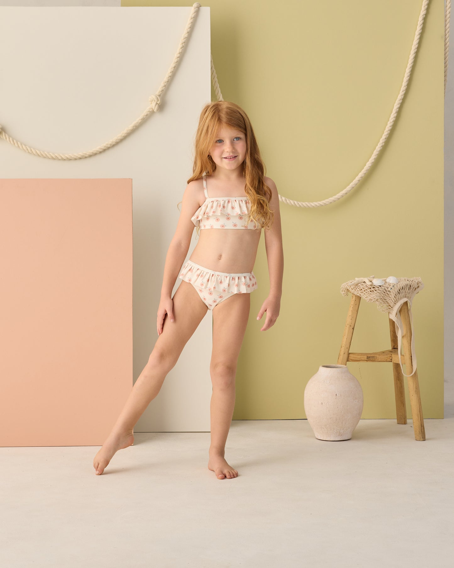 Parker Bikini Peaches - Rylee + Cru | Kids Clothes | Trendy Baby Clothes | Modern Infant Outfits |