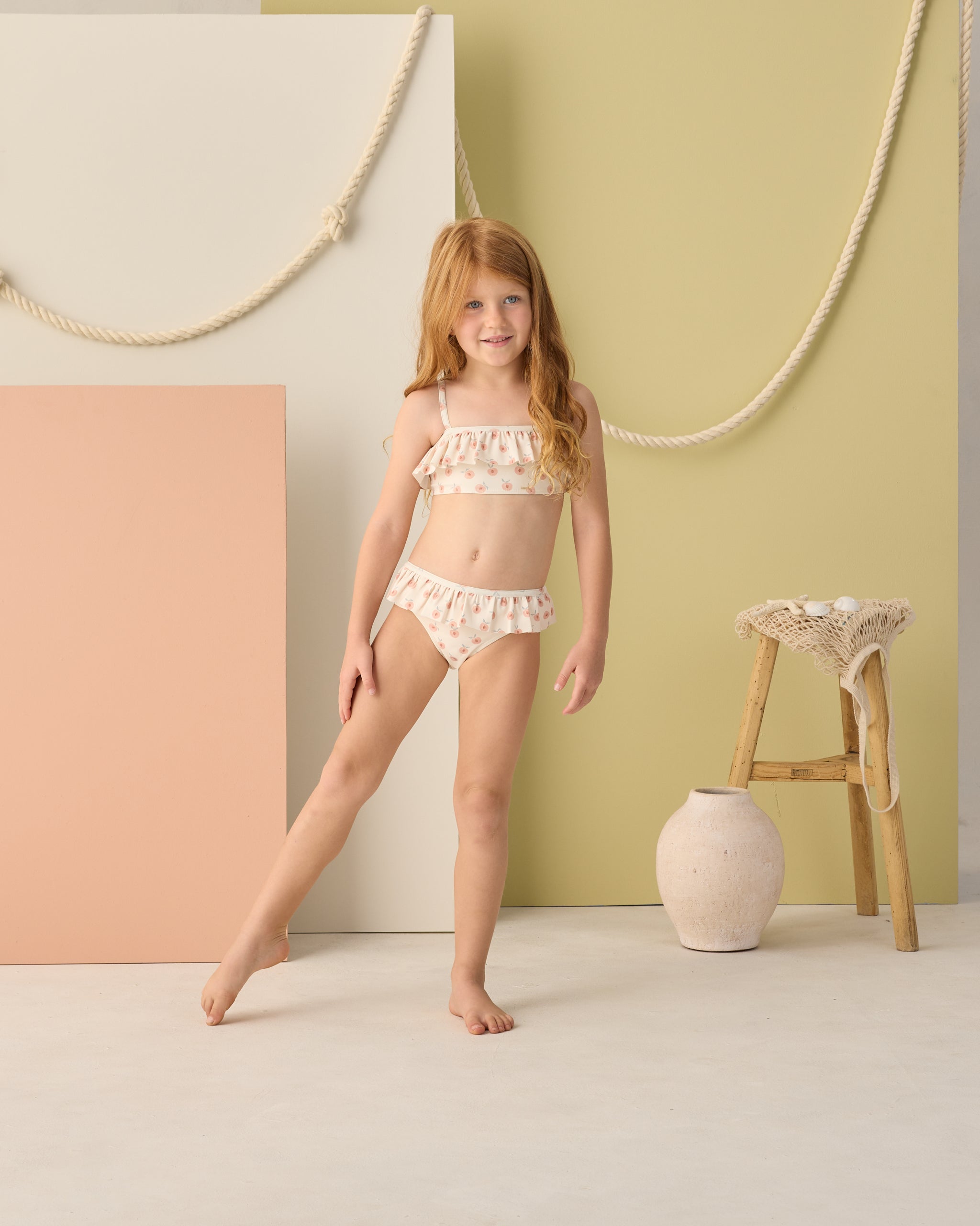 Parker Bikini Peaches - Rylee + Cru | Kids Clothes | Trendy Baby Clothes | Modern Infant Outfits |