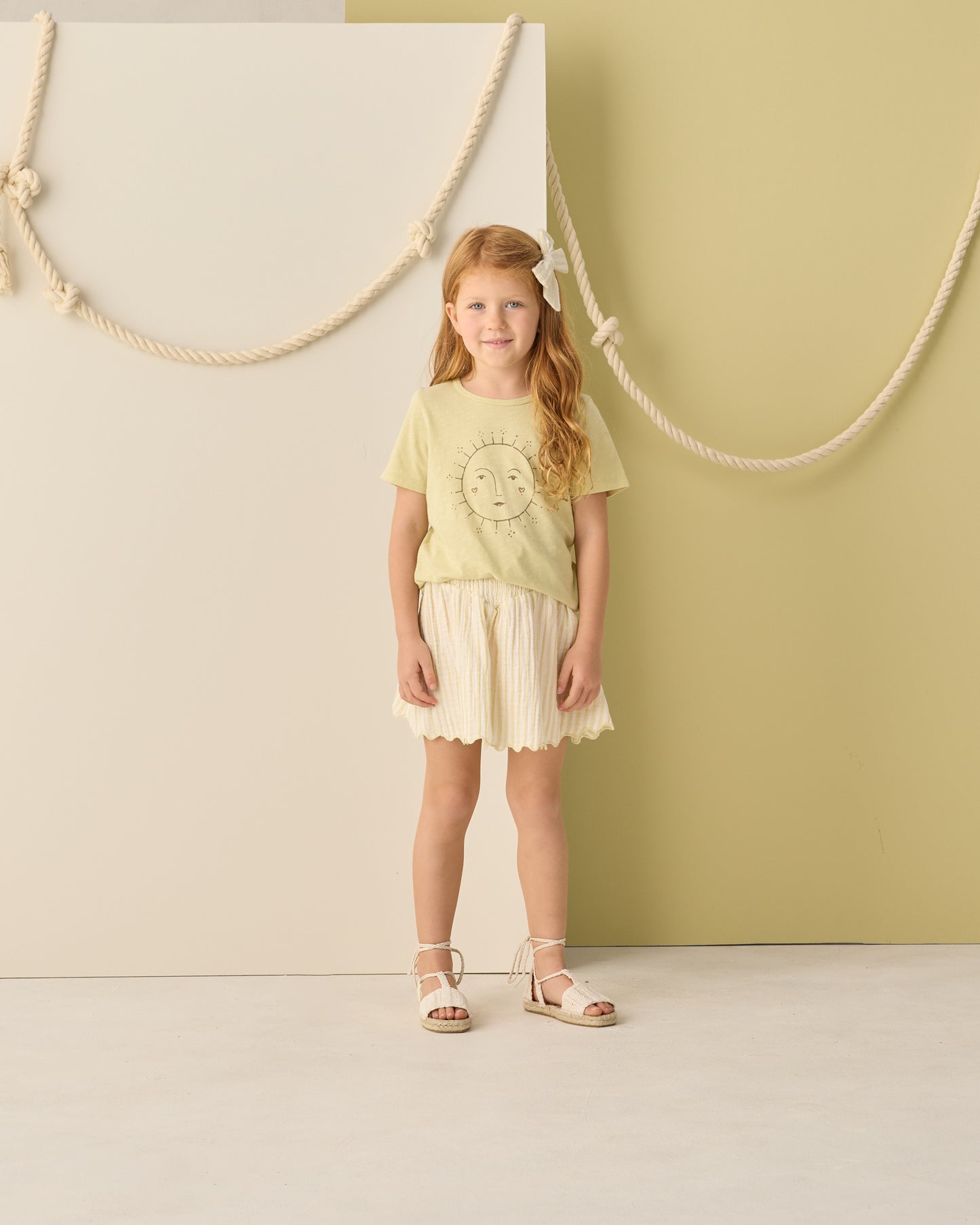 Basic Tee Sun - Rylee + Cru | Kids Clothes | Trendy Baby Clothes | Modern Infant Outfits |