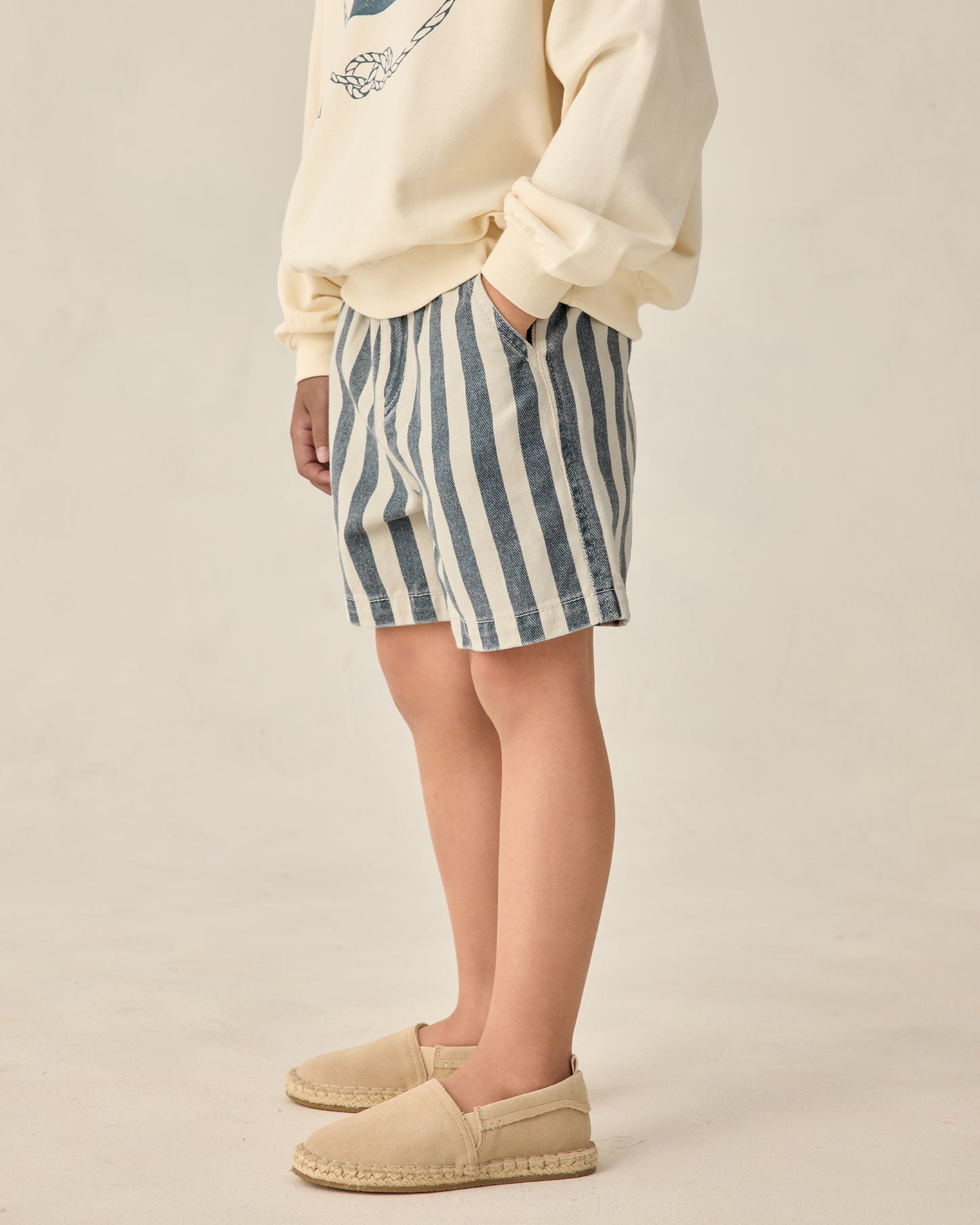 Dawson Short Navy Stripe - Rylee + Cru | Kids Clothes | Trendy Baby Clothes | Modern Infant Outfits |