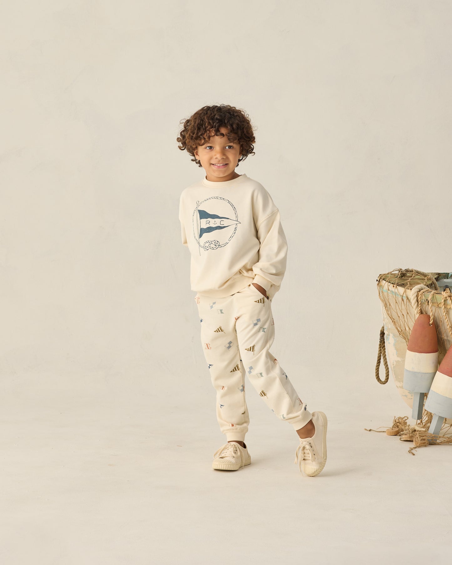 Sweatpant Flags - Rylee + Cru | Kids Clothes | Trendy Baby Clothes | Modern Infant Outfits |