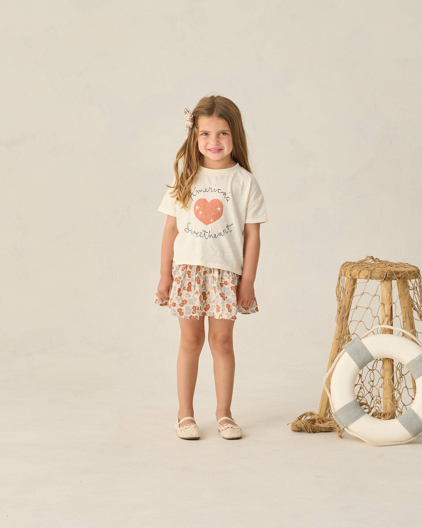 Sparrow Skirt Americana Floral - Rylee + Cru | Kids Clothes | Trendy Baby Clothes | Modern Infant Outfits |