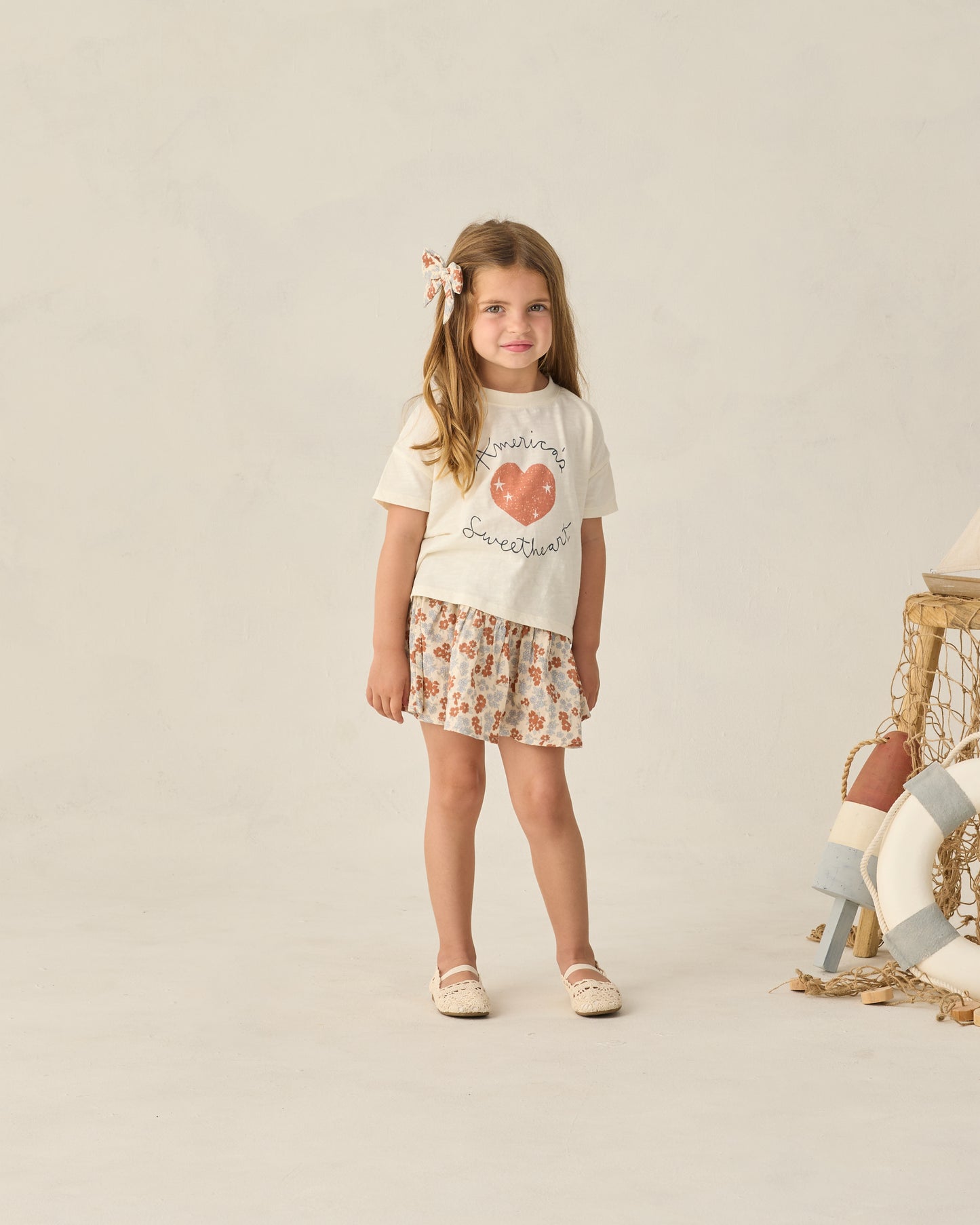 Bow Americana Floral - Rylee + Cru | Kids Clothes | Trendy Baby Clothes | Modern Infant Outfits |