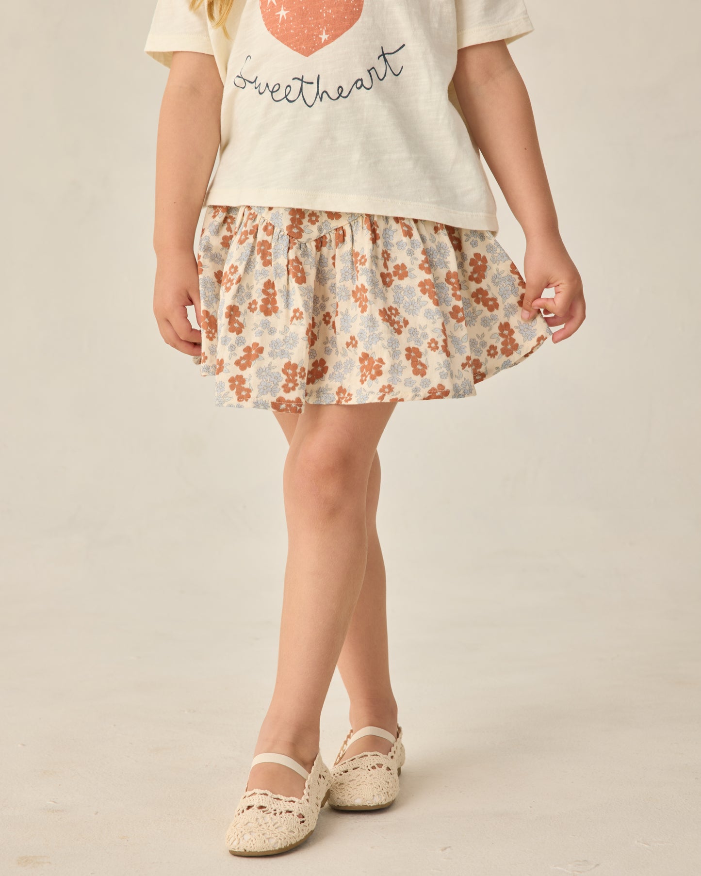 Sparrow Skirt Americana Floral - Rylee + Cru | Kids Clothes | Trendy Baby Clothes | Modern Infant Outfits |