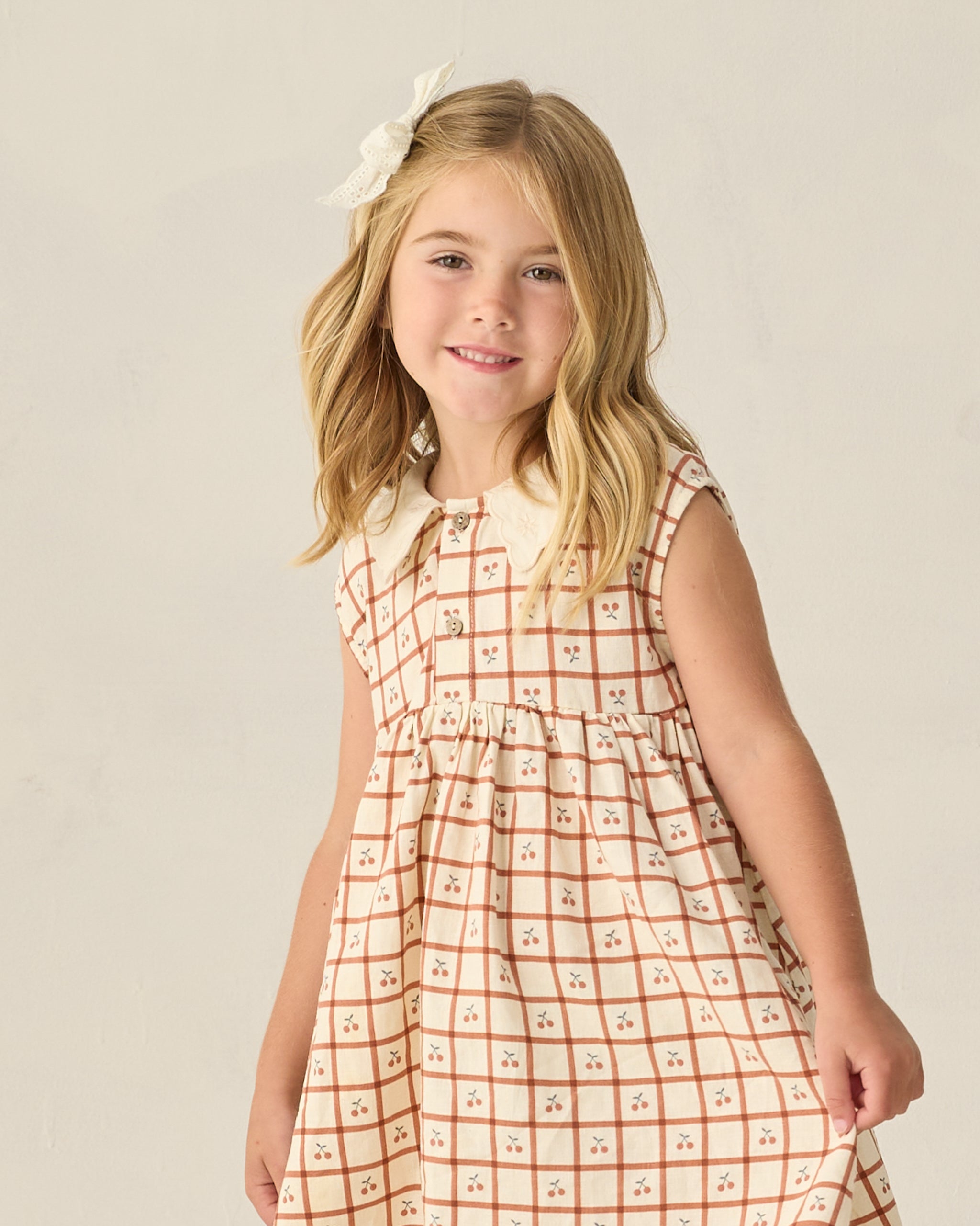 brown gingham babydoll dress Women's Sands Of Life Dress, Brown