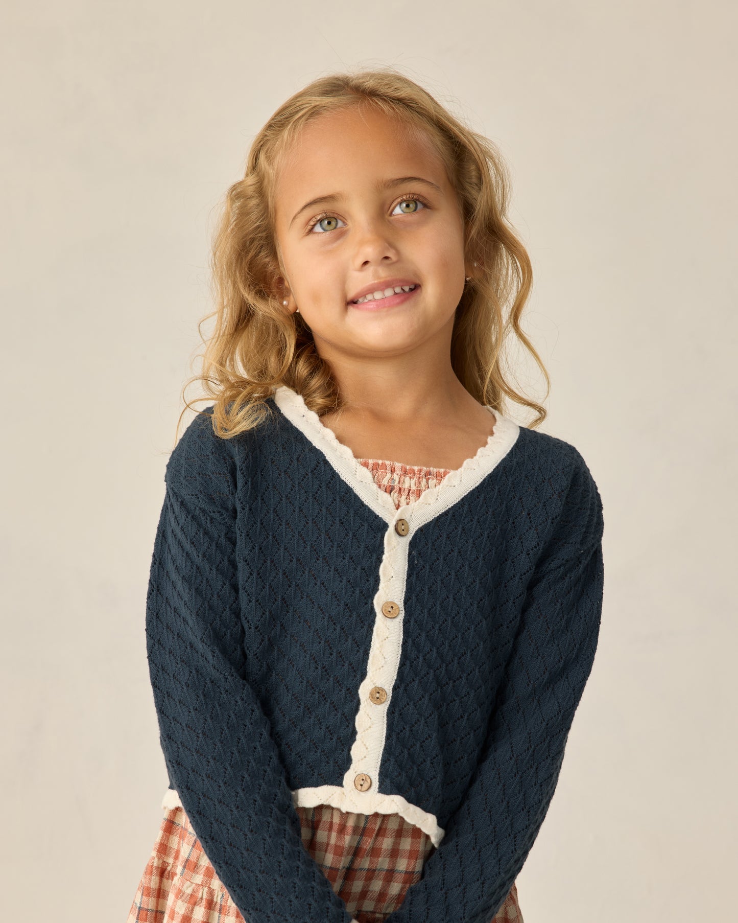 Ella Cardigan Navy - Rylee + Cru | Kids Clothes | Trendy Baby Clothes | Modern Infant Outfits |