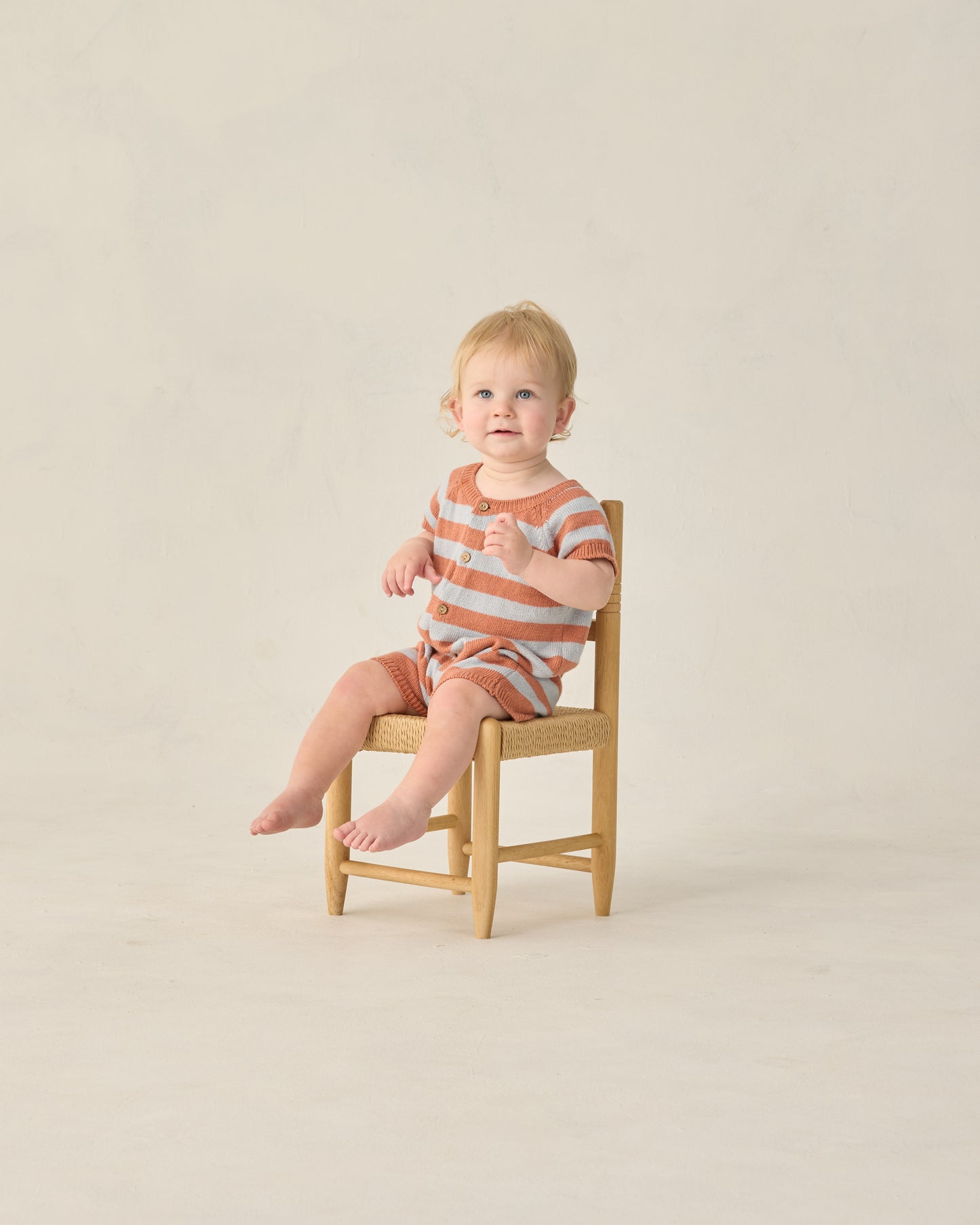 Liam Knit Romper Americana Stripe - Rylee + Cru | Kids Clothes | Trendy Baby Clothes | Modern Infant Outfits |