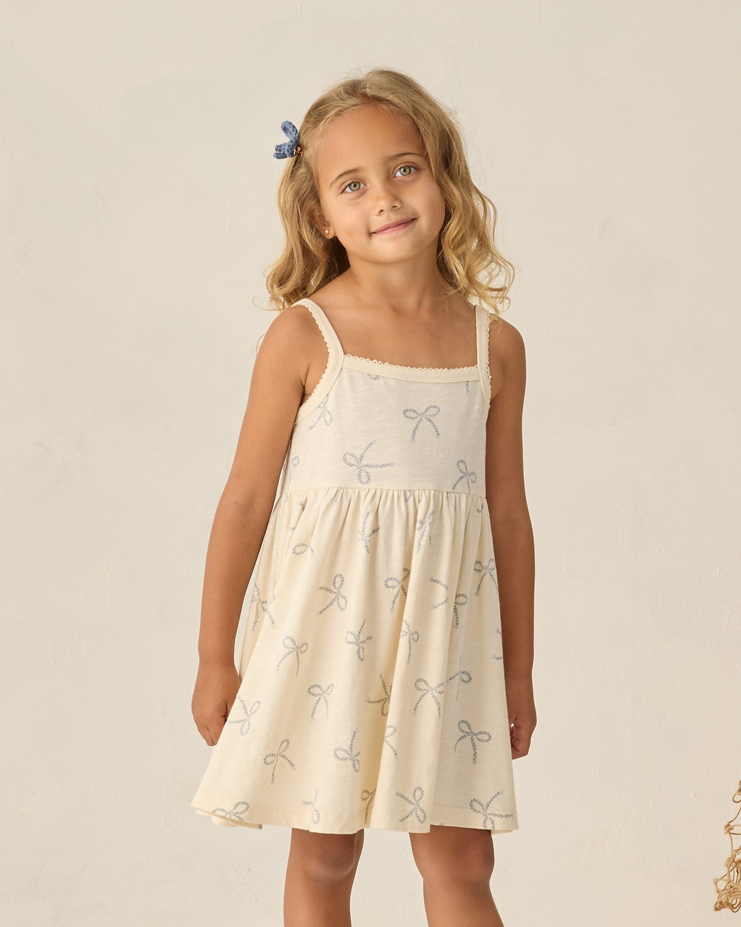 Lea Dress Sailor Bows - Rylee + Cru | Kids Clothes | Trendy Baby Clothes | Modern Infant Outfits |