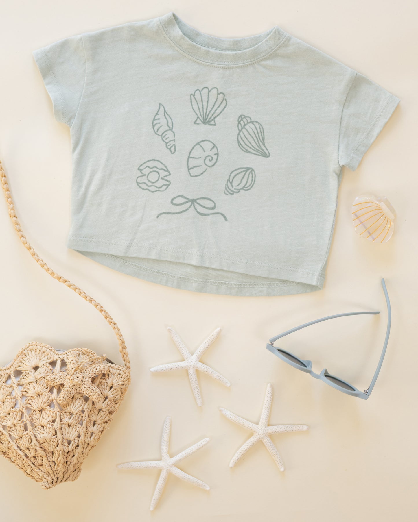 Boxy Tee Seashells