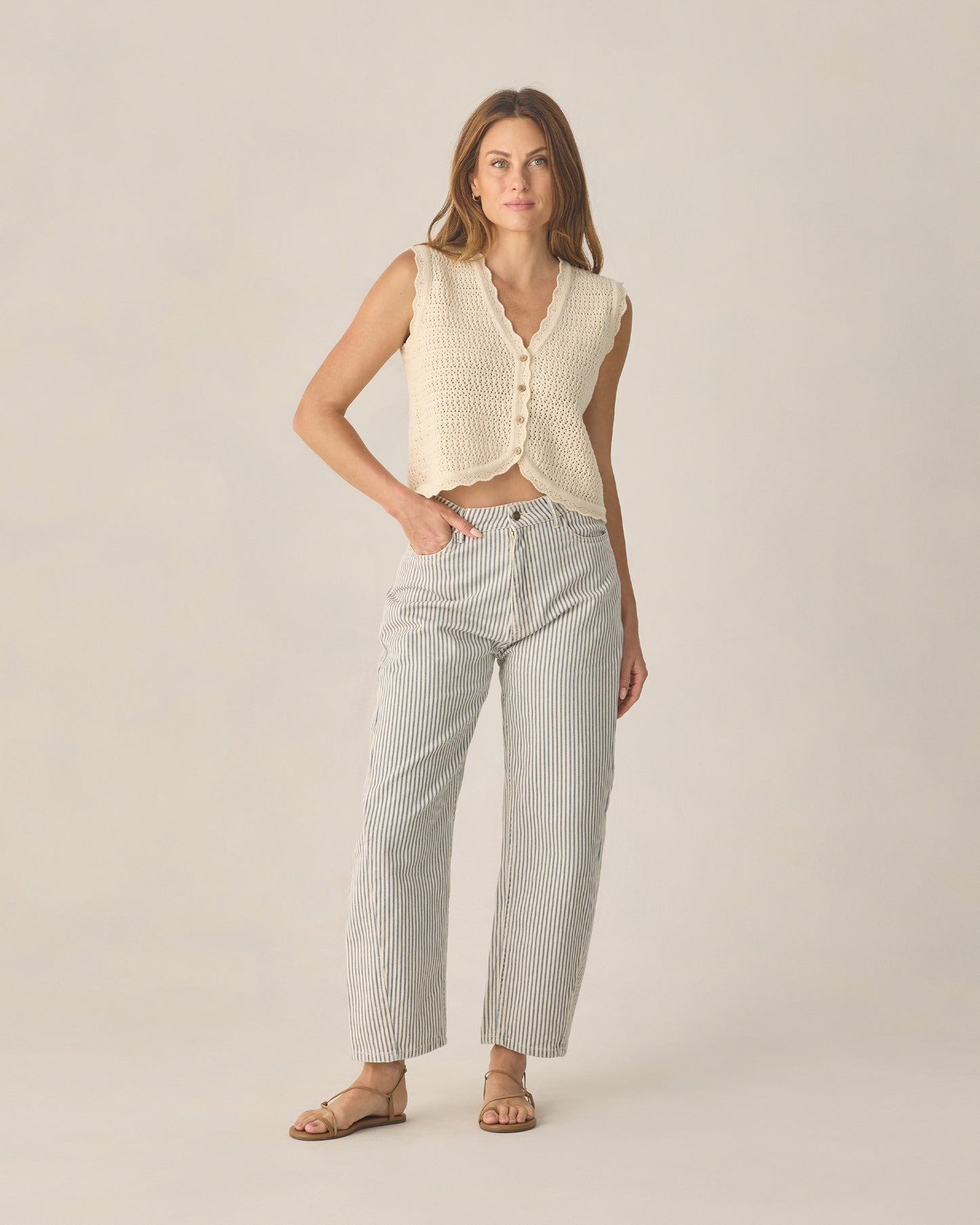 Women's Barrel Pant Natural